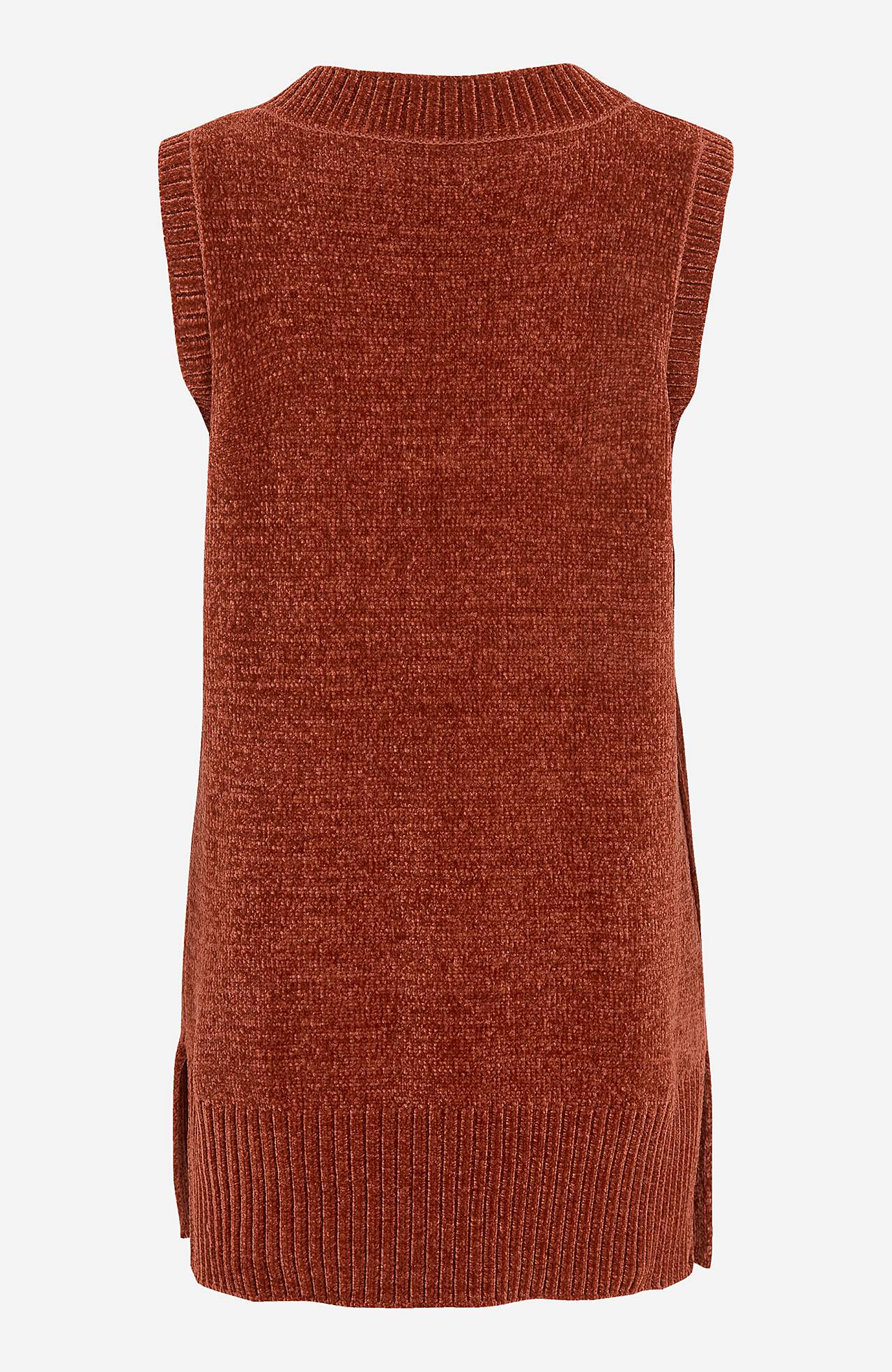Soft waistcoat in chenille