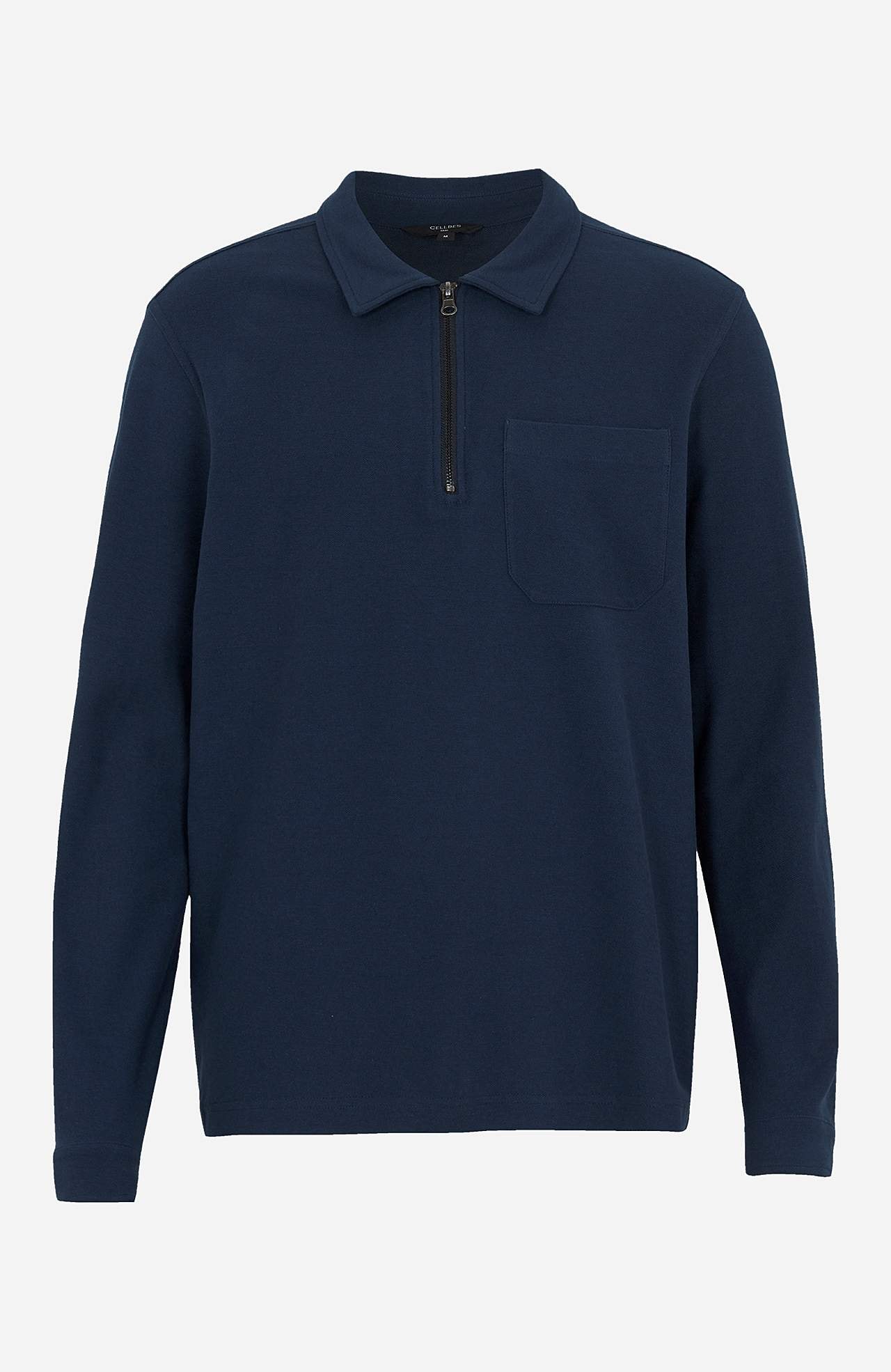 Long-sleeved sweater in pique quality Philip
