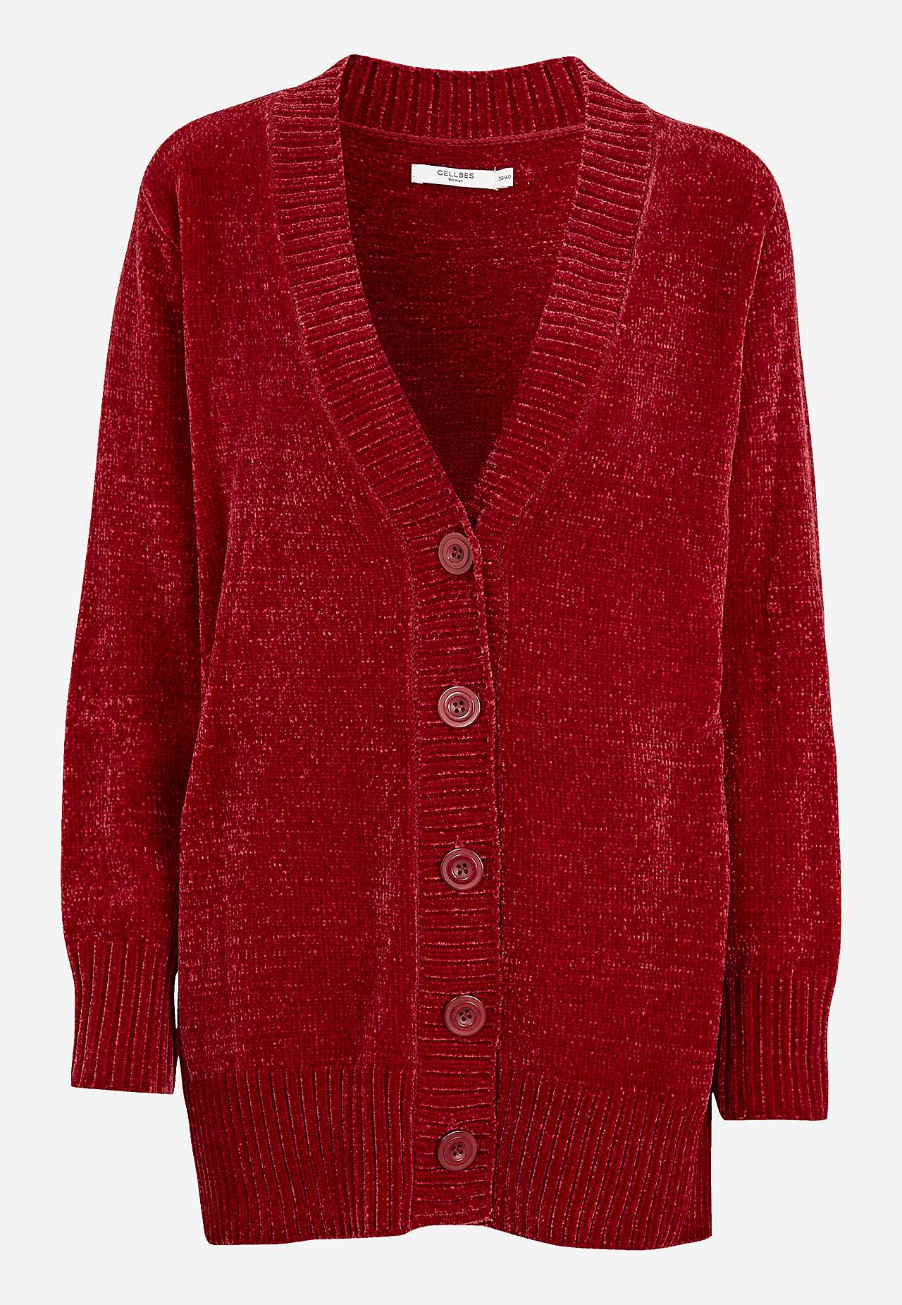 Cardigan in chenille Camilla