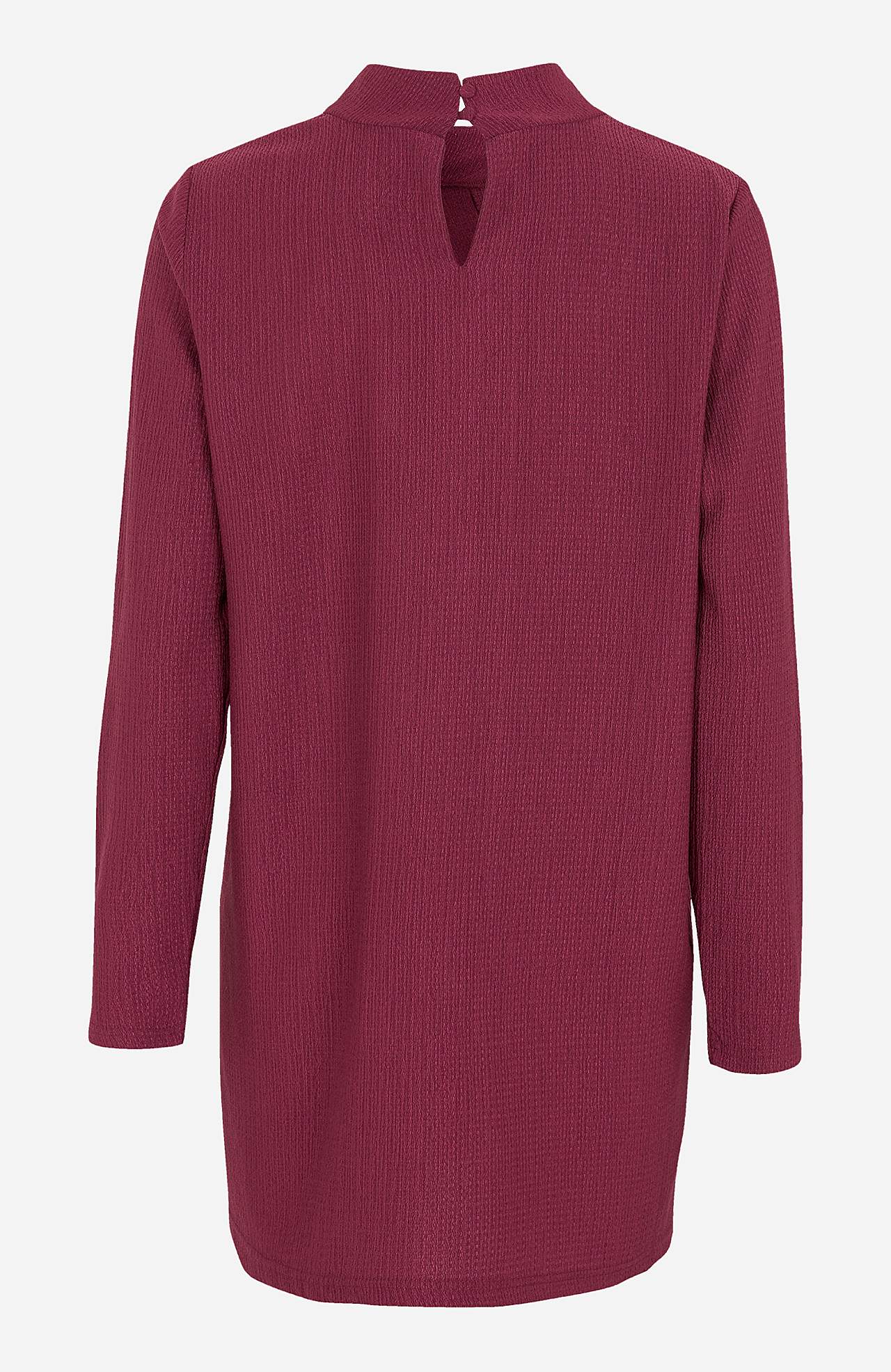 Jersey tuniq with half turtlneck and long sleeves Linda