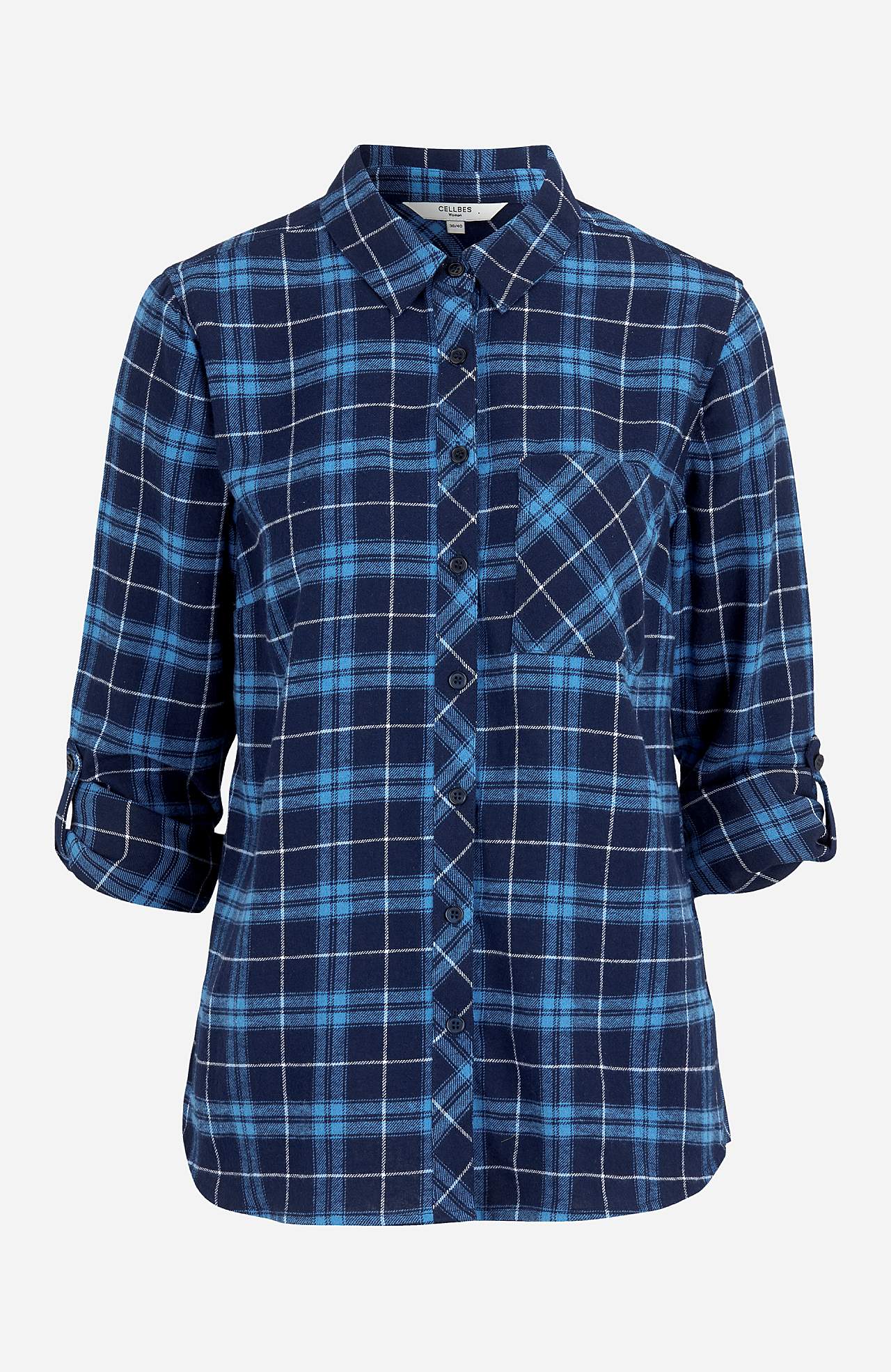 Checked flannel shirt