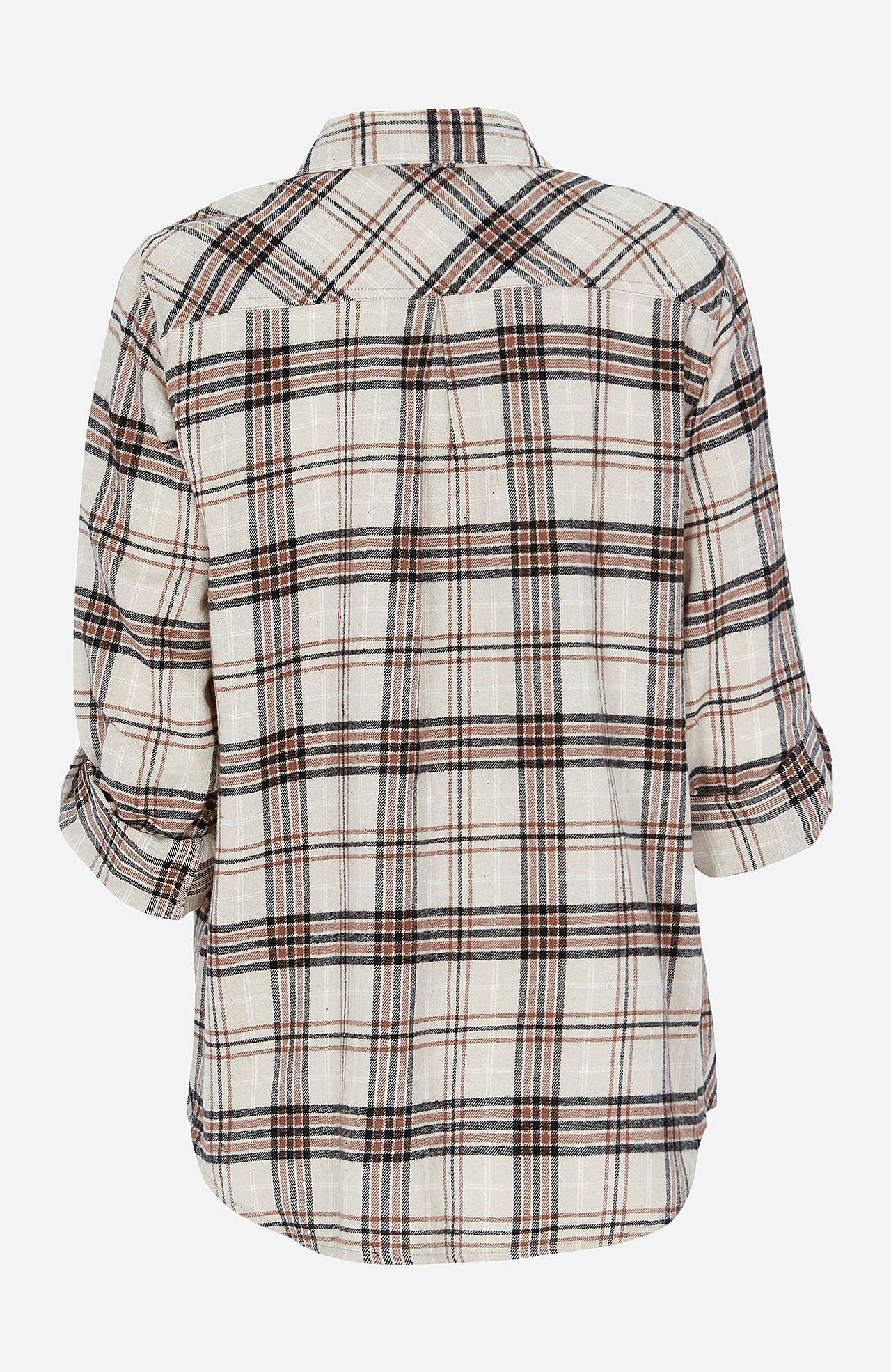 Checked flannel shirt