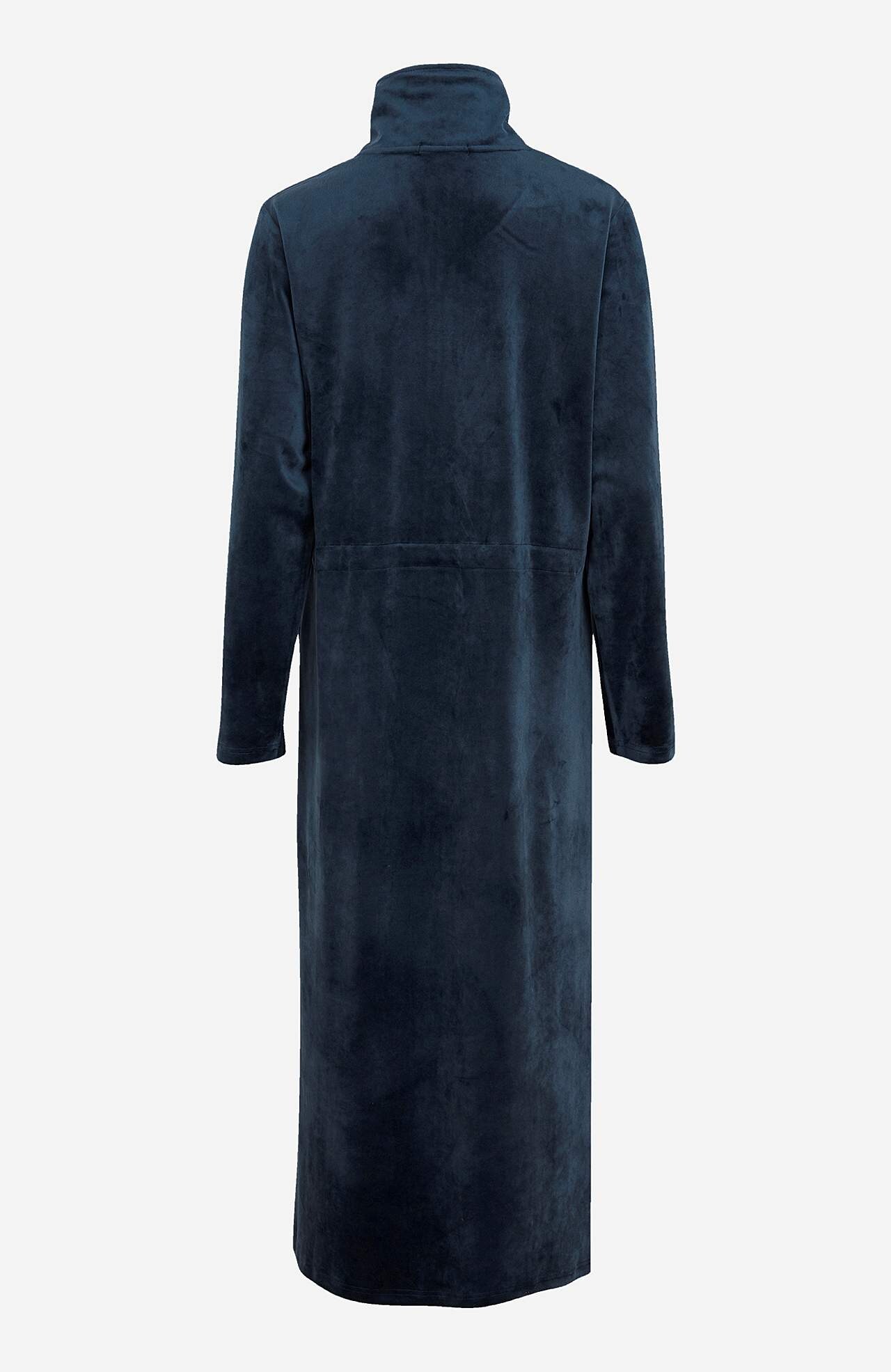 Velour dressing-gown with tie band at the waist Fanny