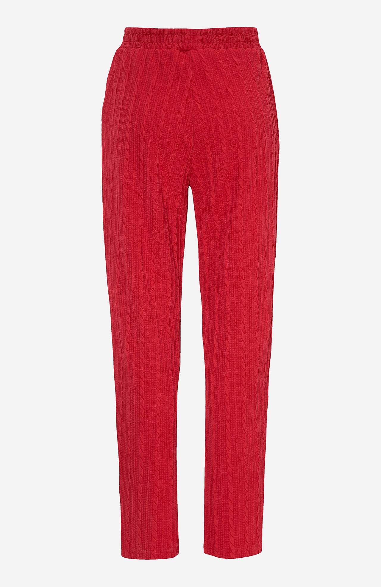 Textured-knit jersey pants Cara