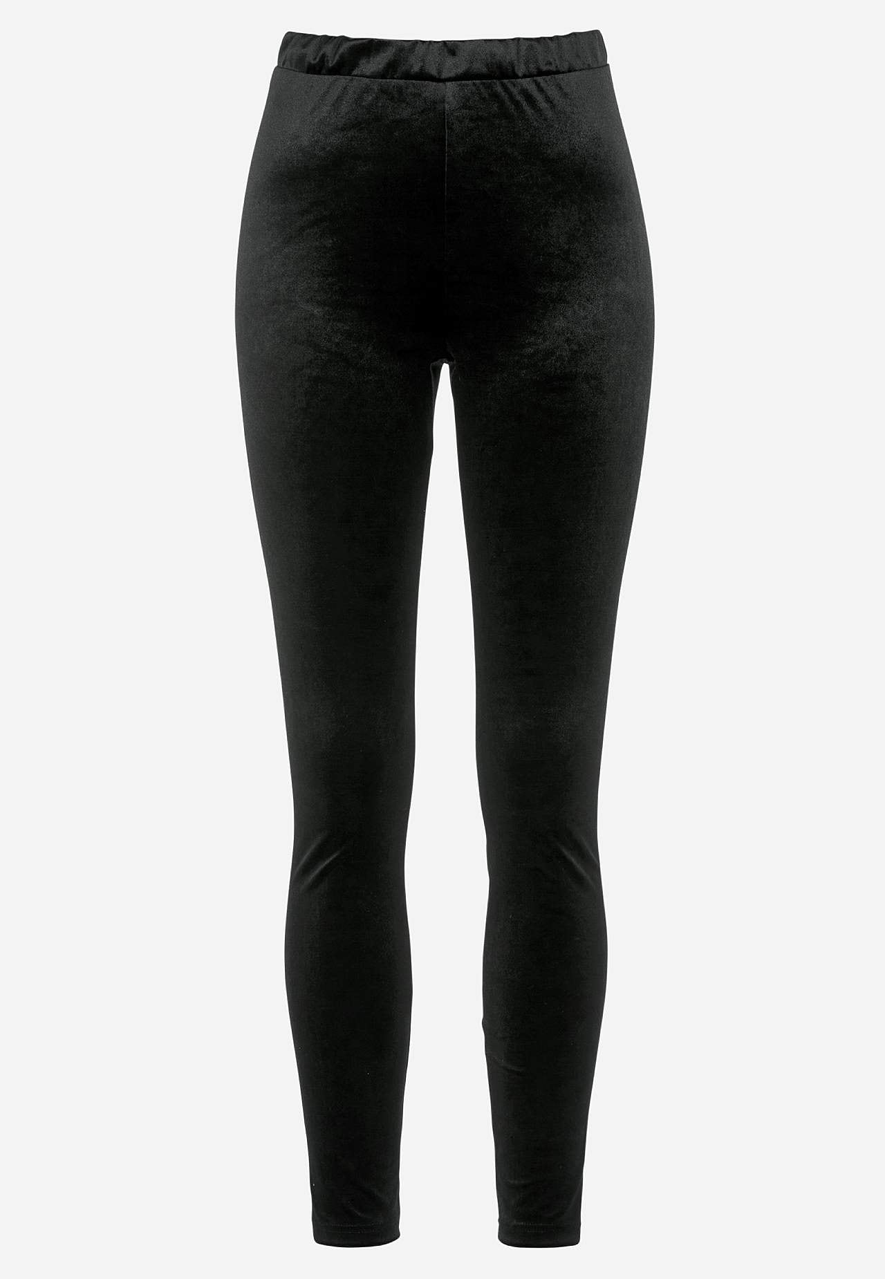 Leggings in velvet