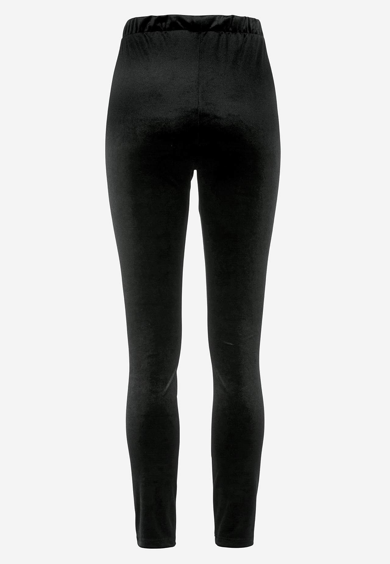 Leggings in velvet