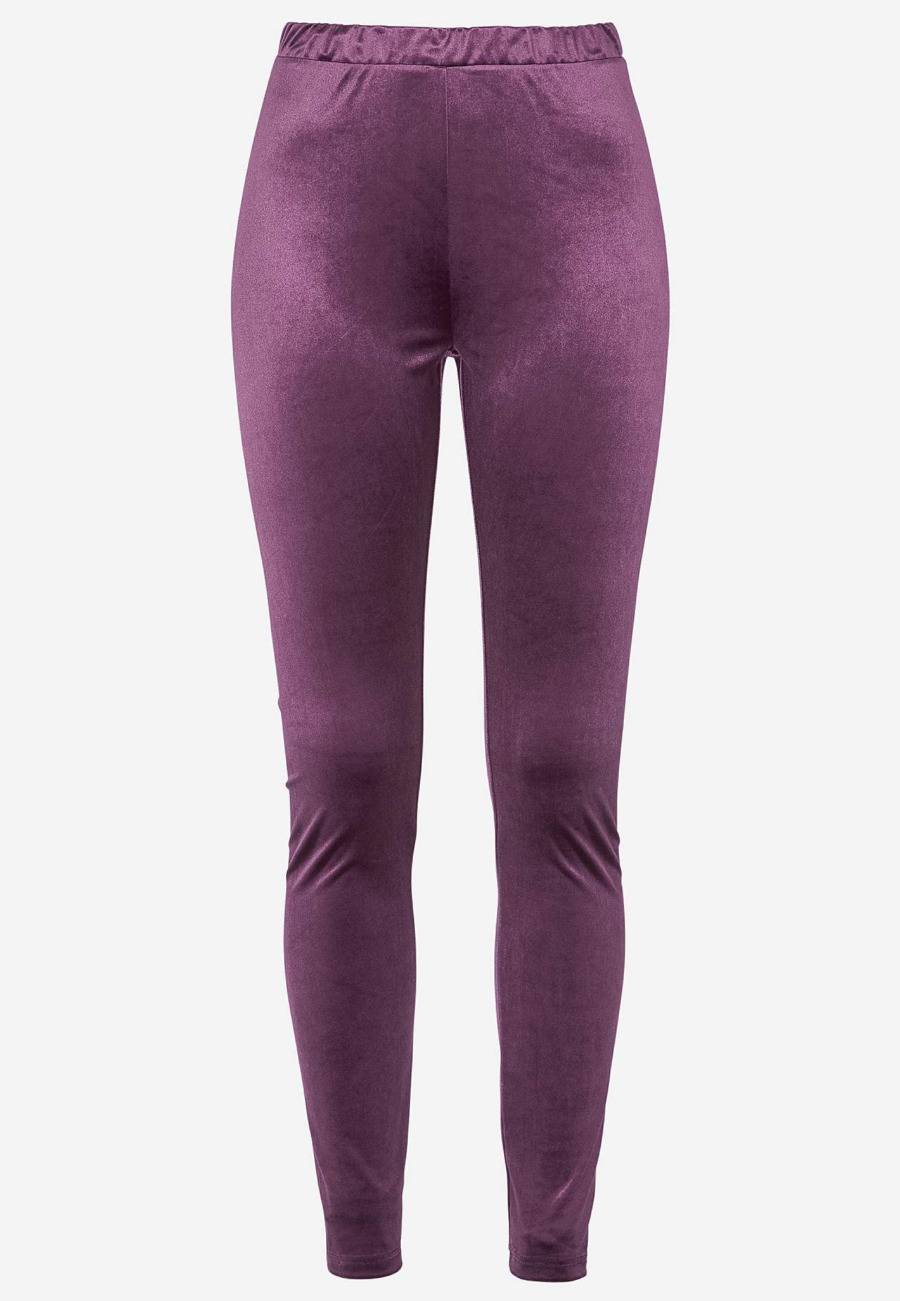Leggings in velvet