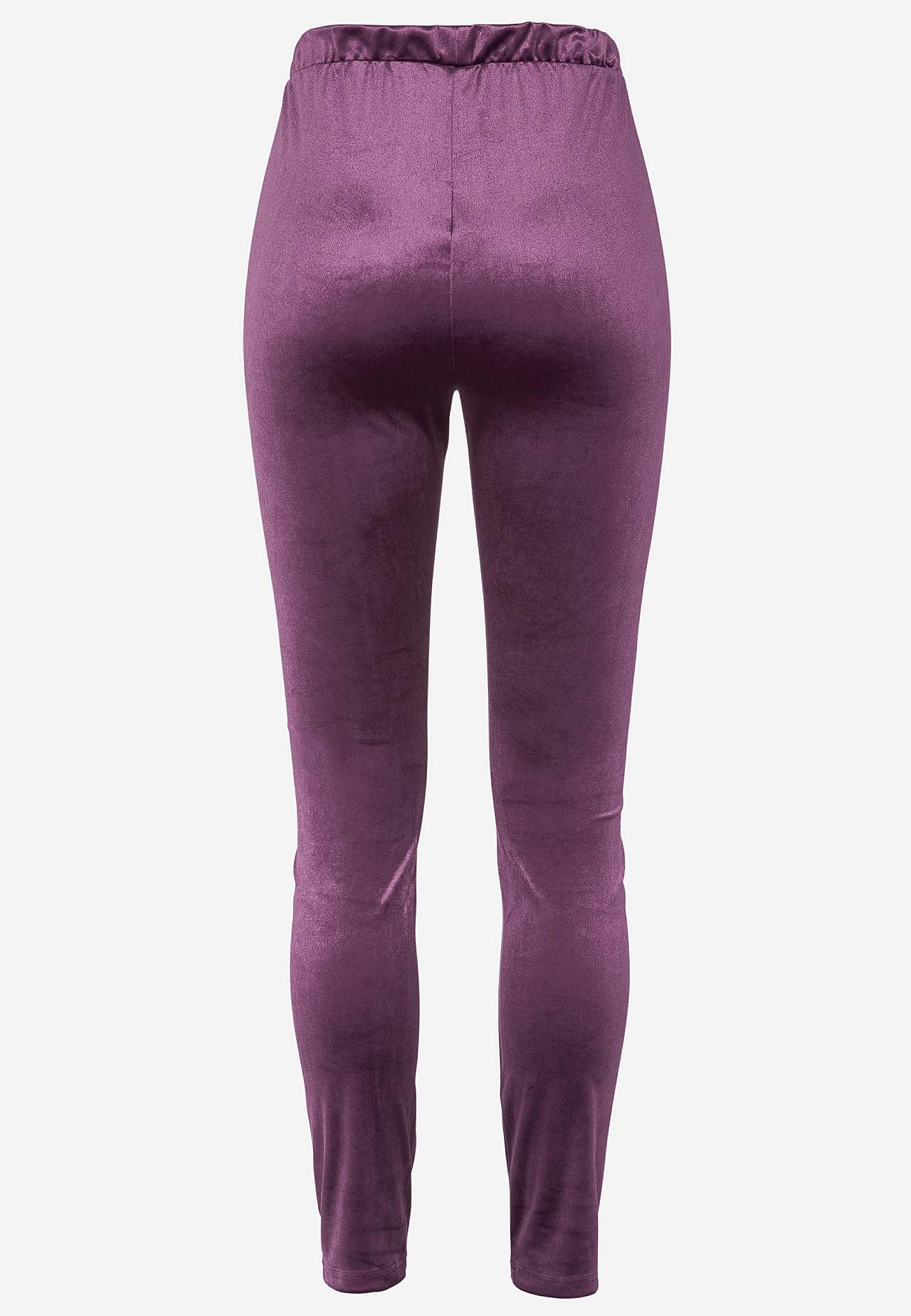 Leggings in velvet