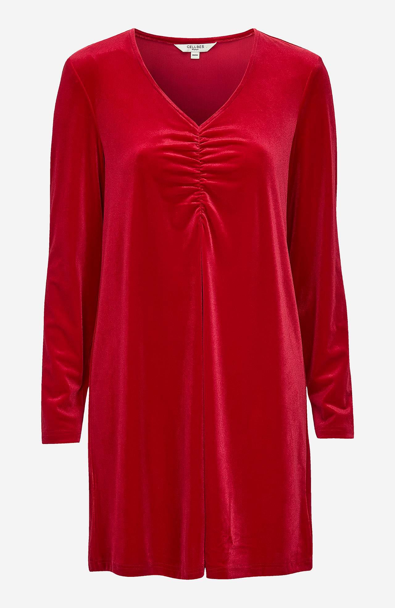 Velvet tunic with glow
