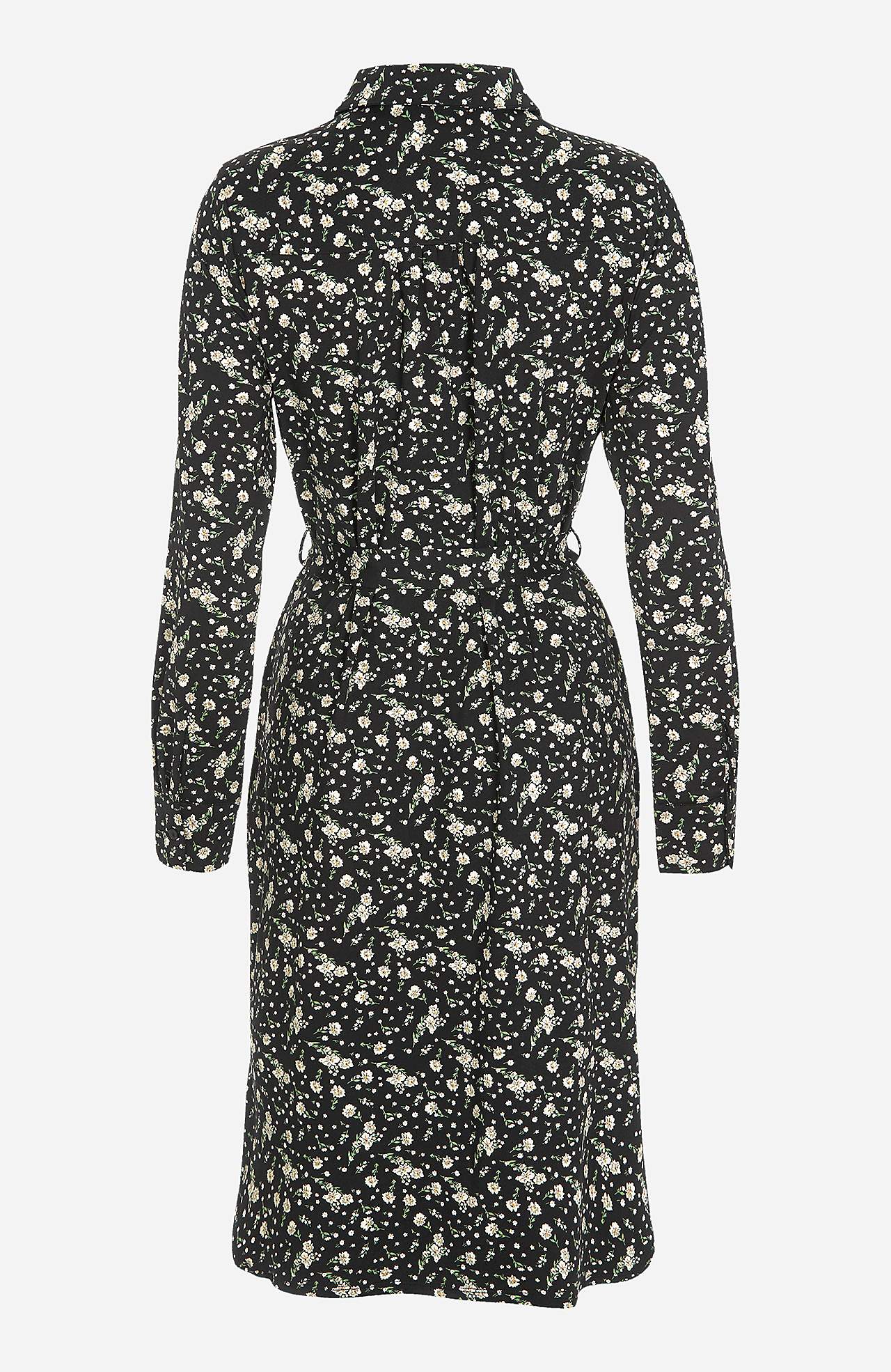 Patterned shirt dress