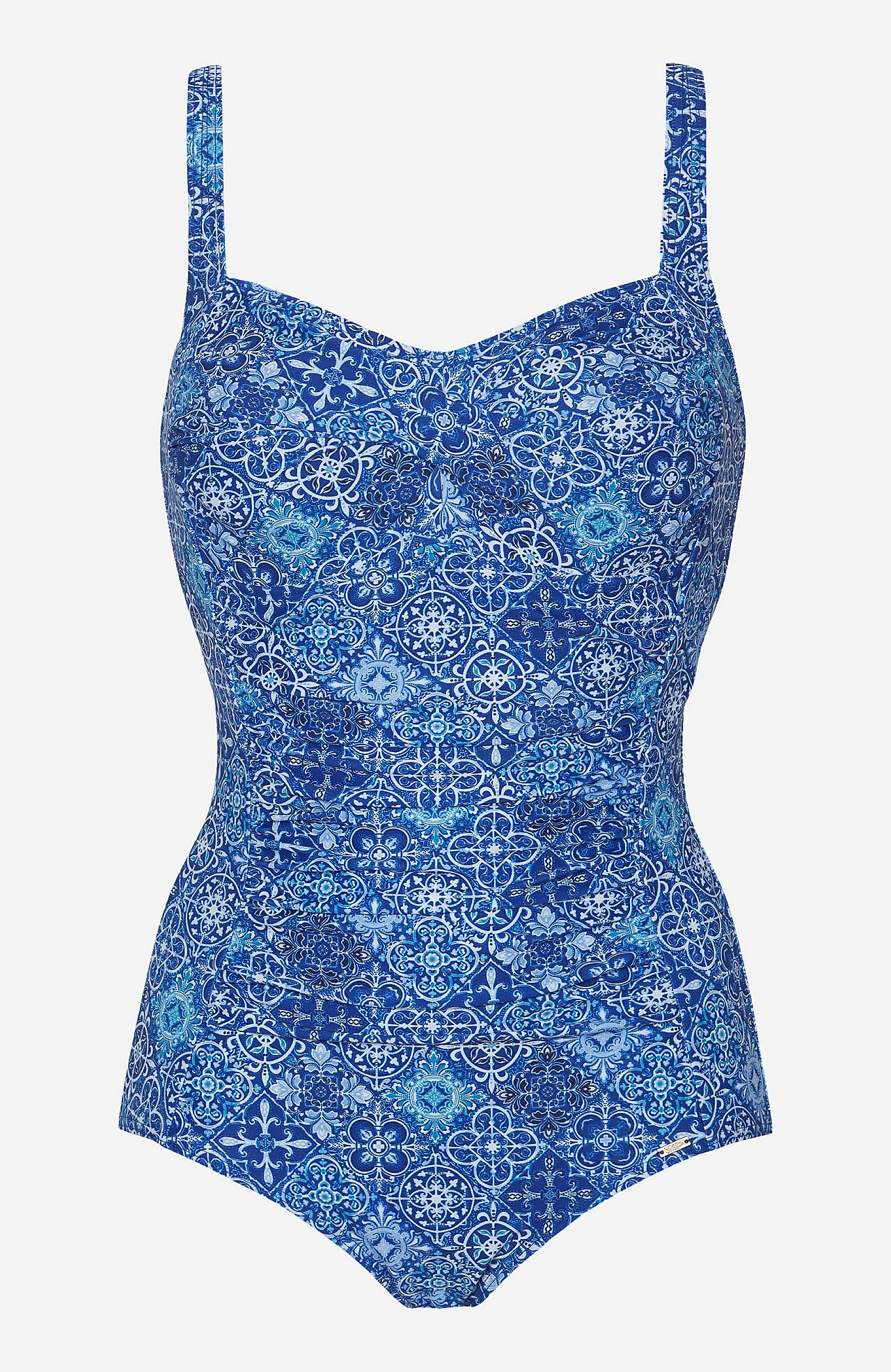 Patterned shaping swimsuit