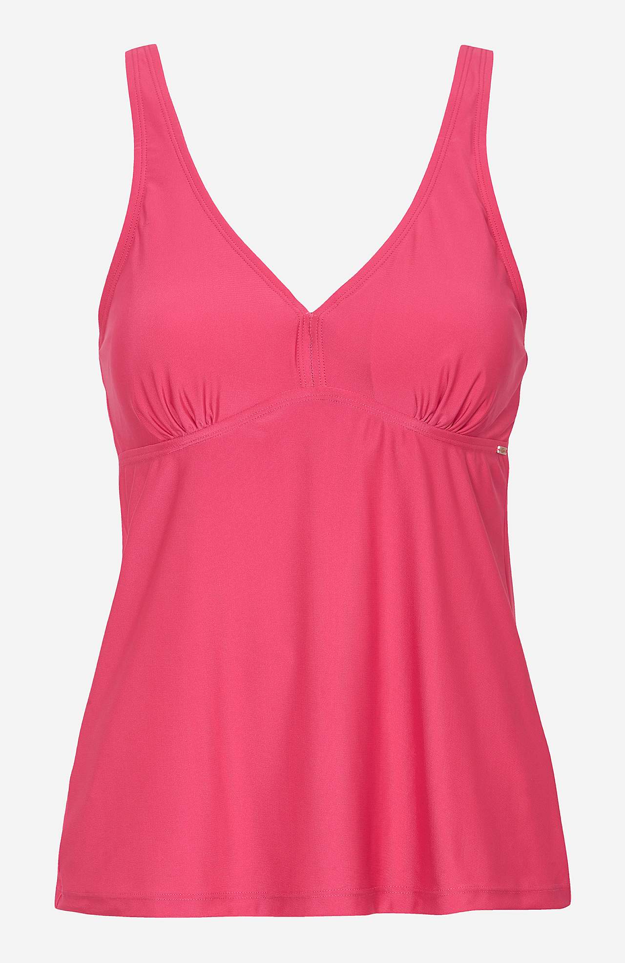 Unicoloured tankini singlet
