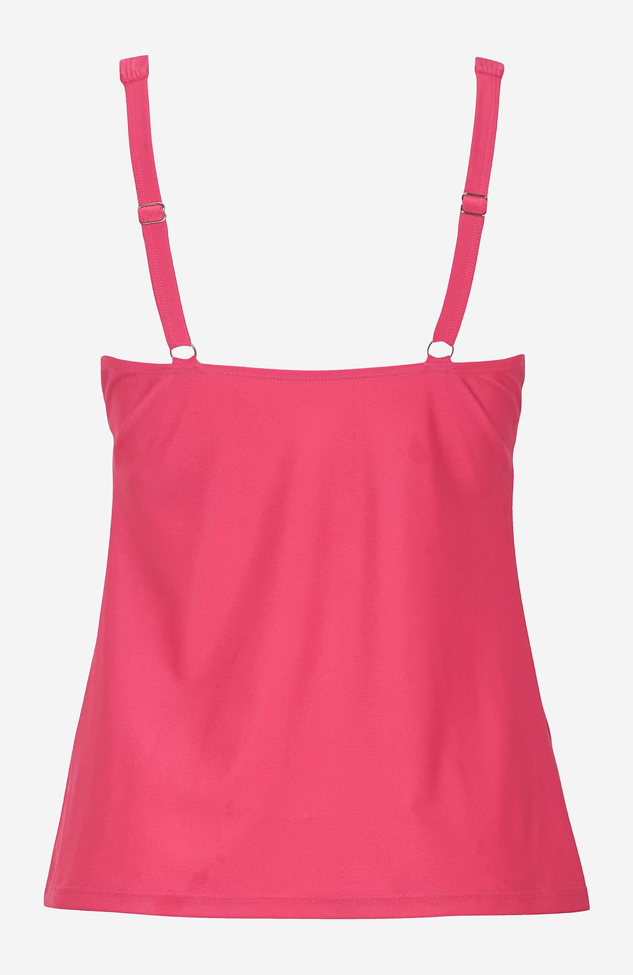 Unicoloured tankini singlet