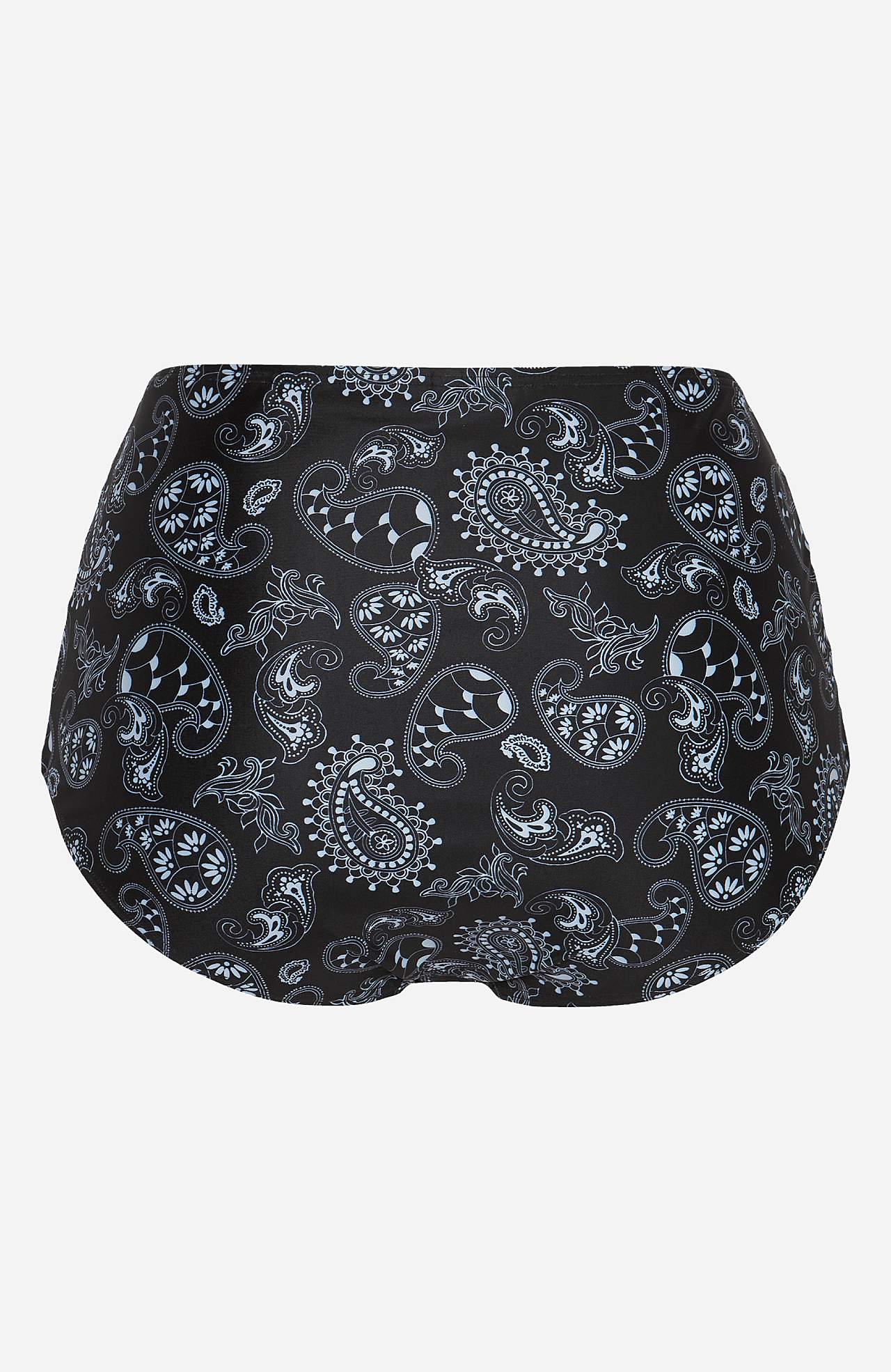 Bikini bottom with high waist and a paisley pattern Honolulu