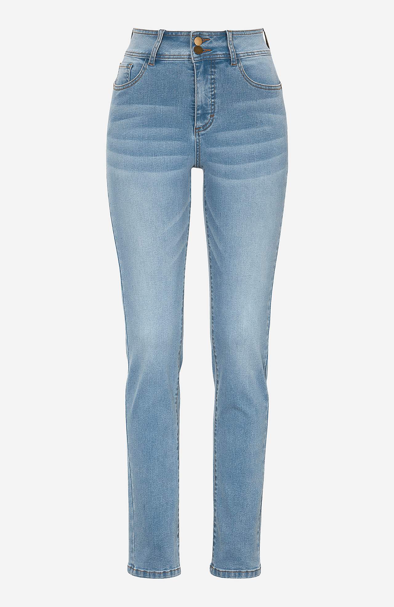 Shaping jeans with stretch