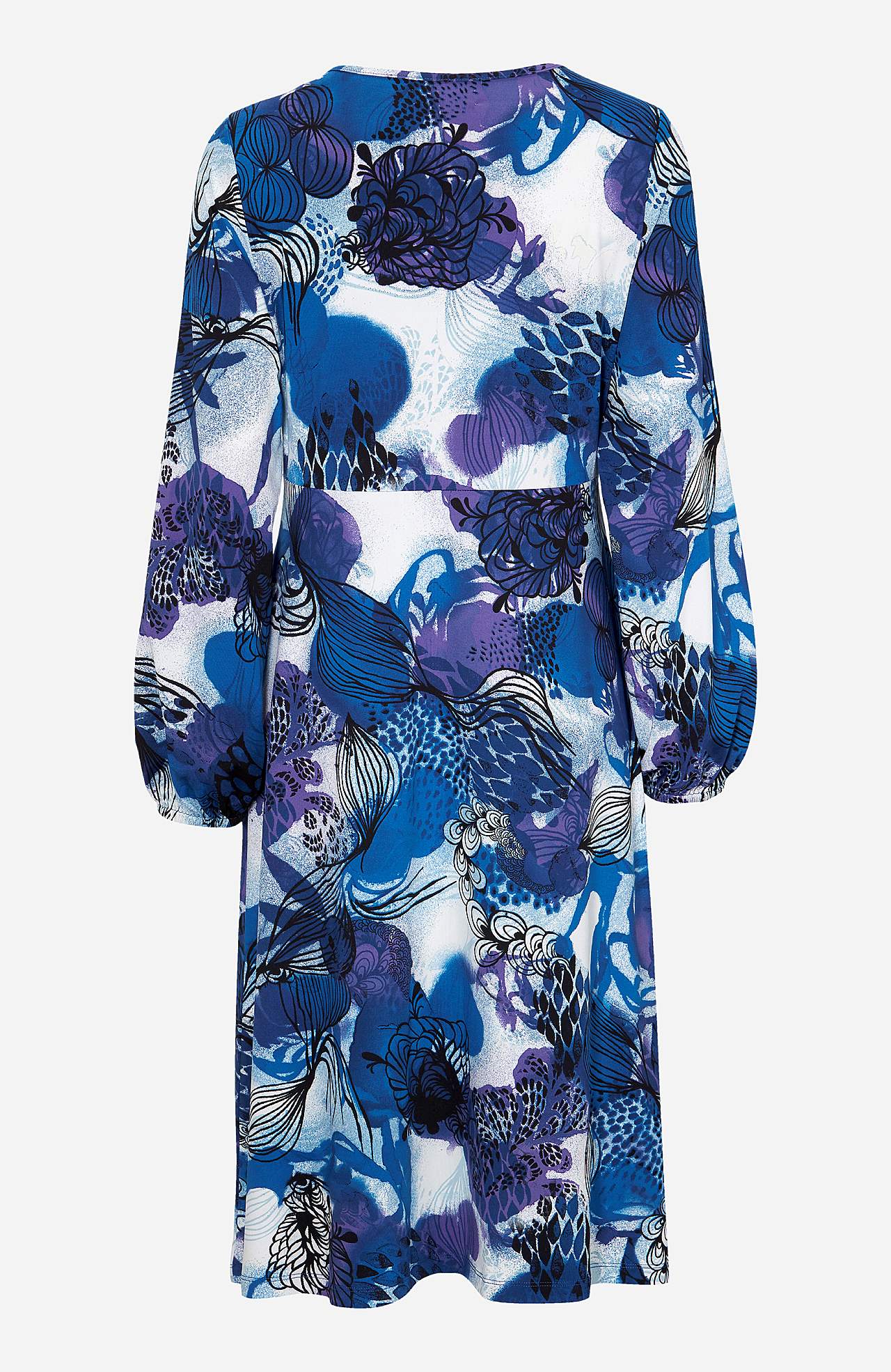 Patterned jersey dress