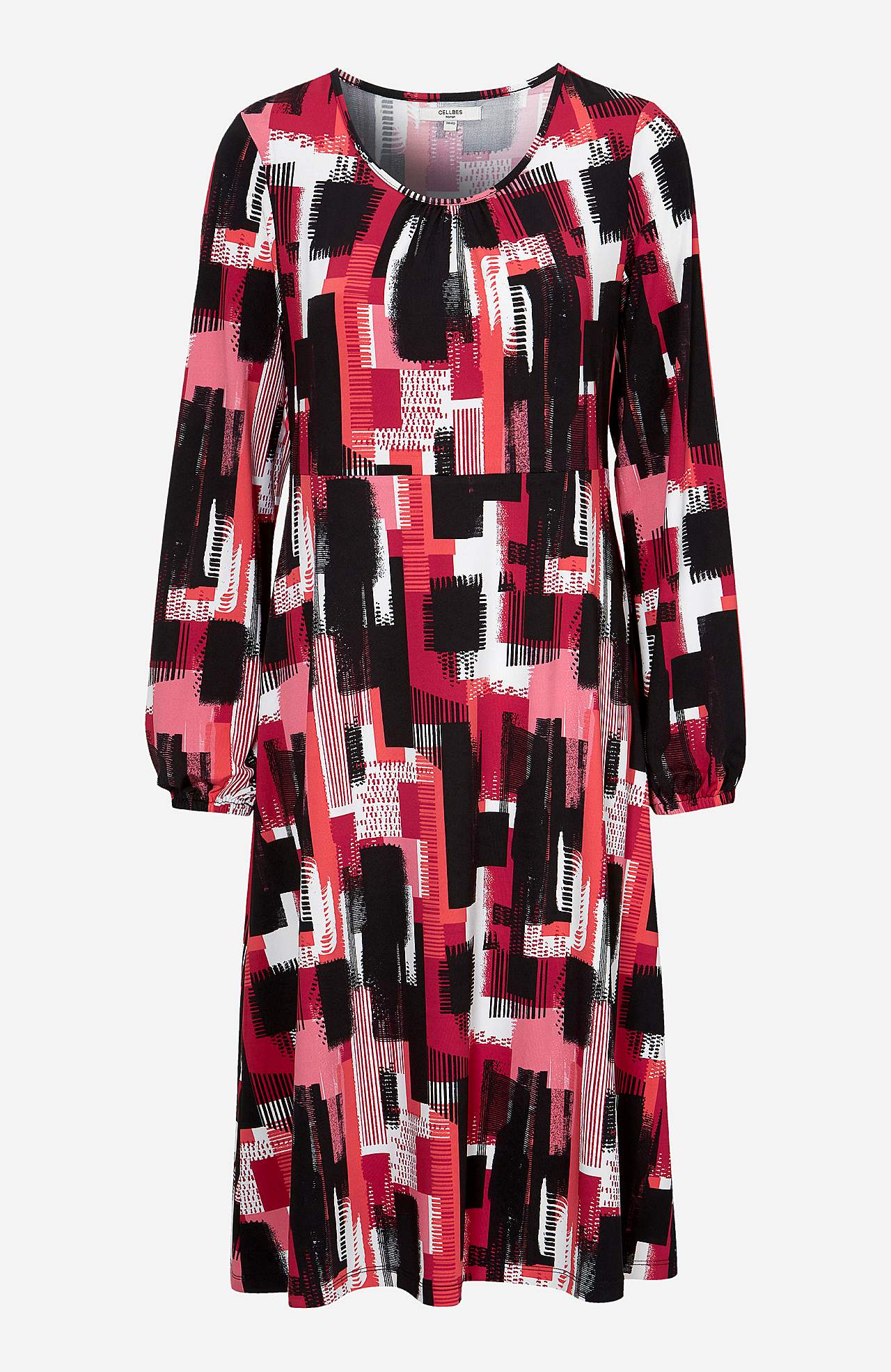 Patterned jersey dress