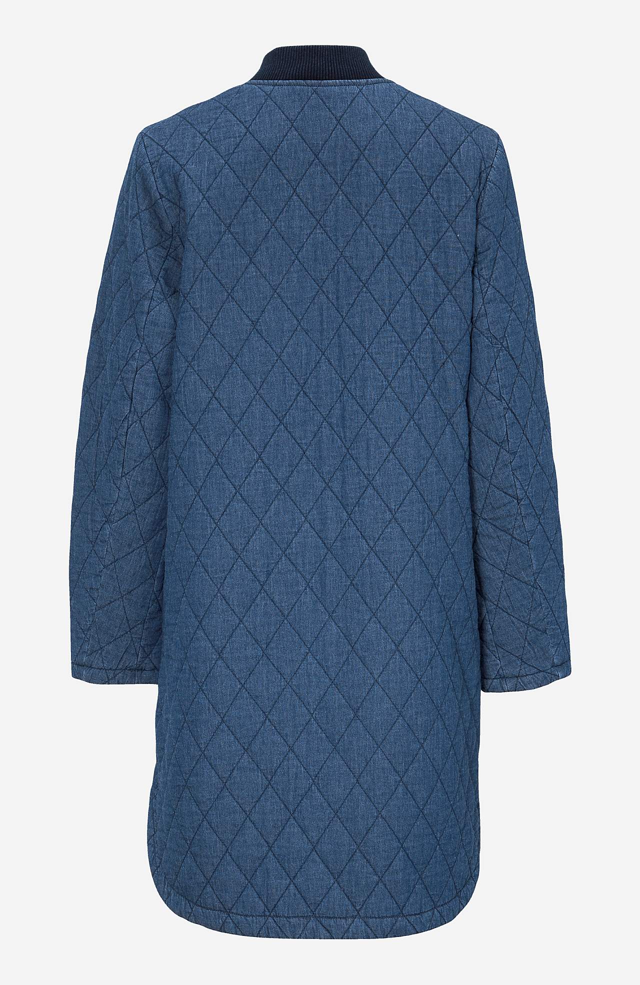 Quilted denim jacket