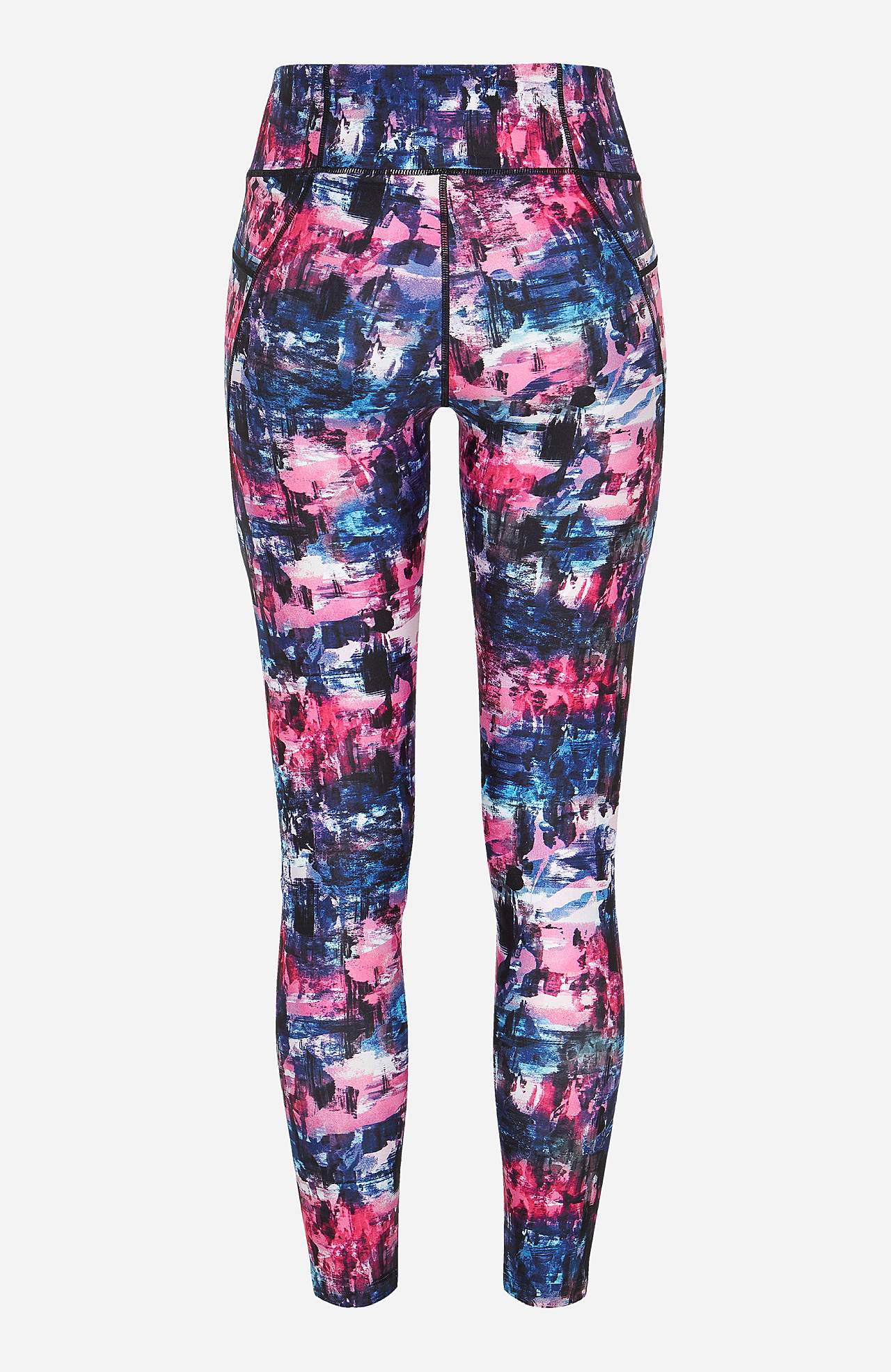Patterned workout trousers