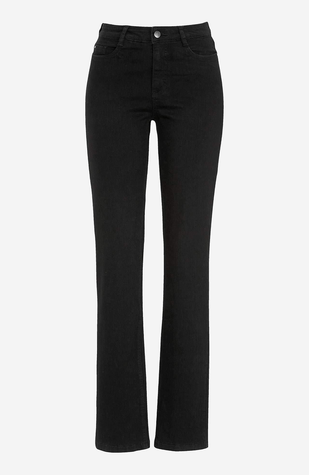 Stretch jeans with straight leg - three lengths