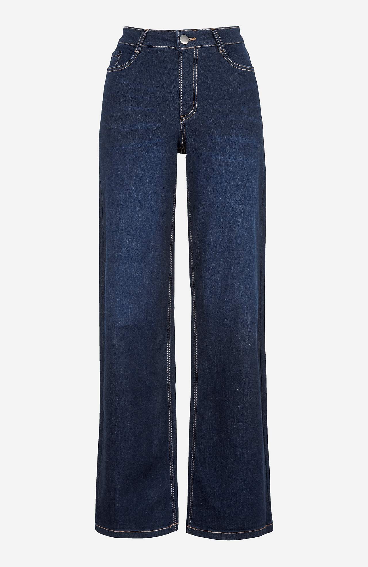Wide jeans with high waist