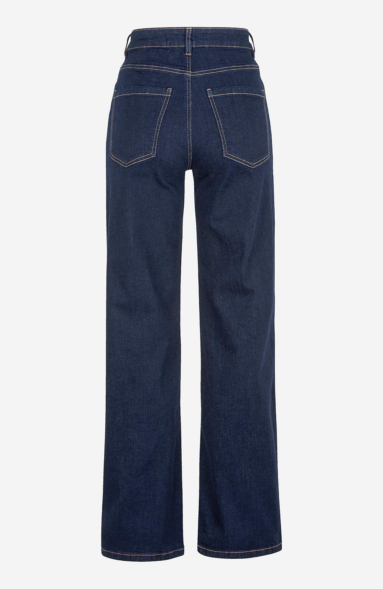 Wide jeans with high waist
