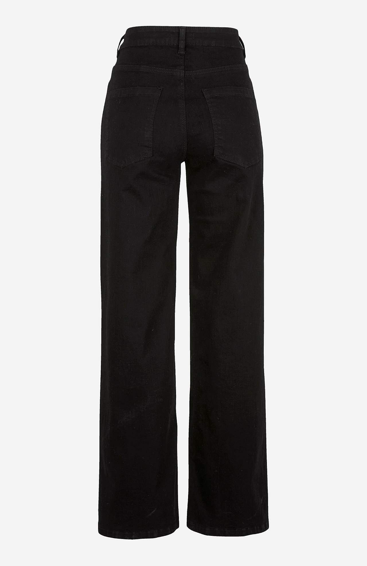 Wide jeans with high waist