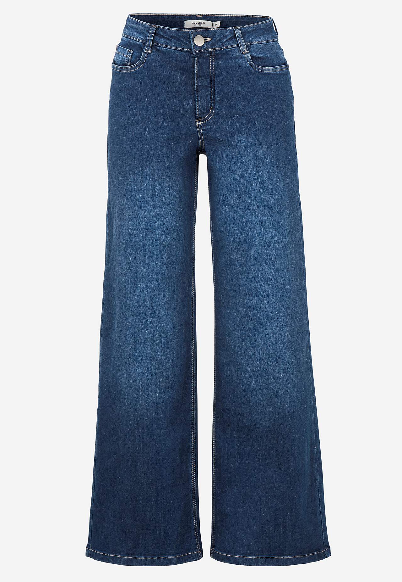 Wide jeans with high waist