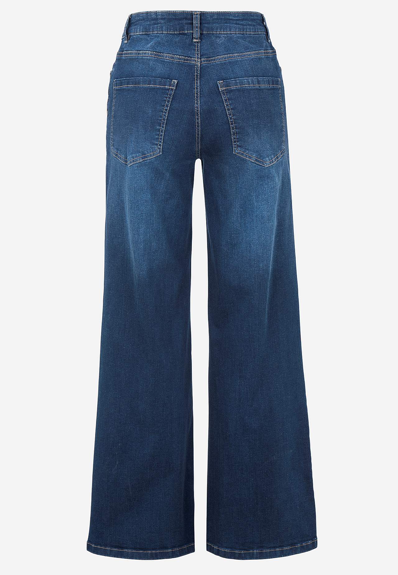 Wide jeans with high waist