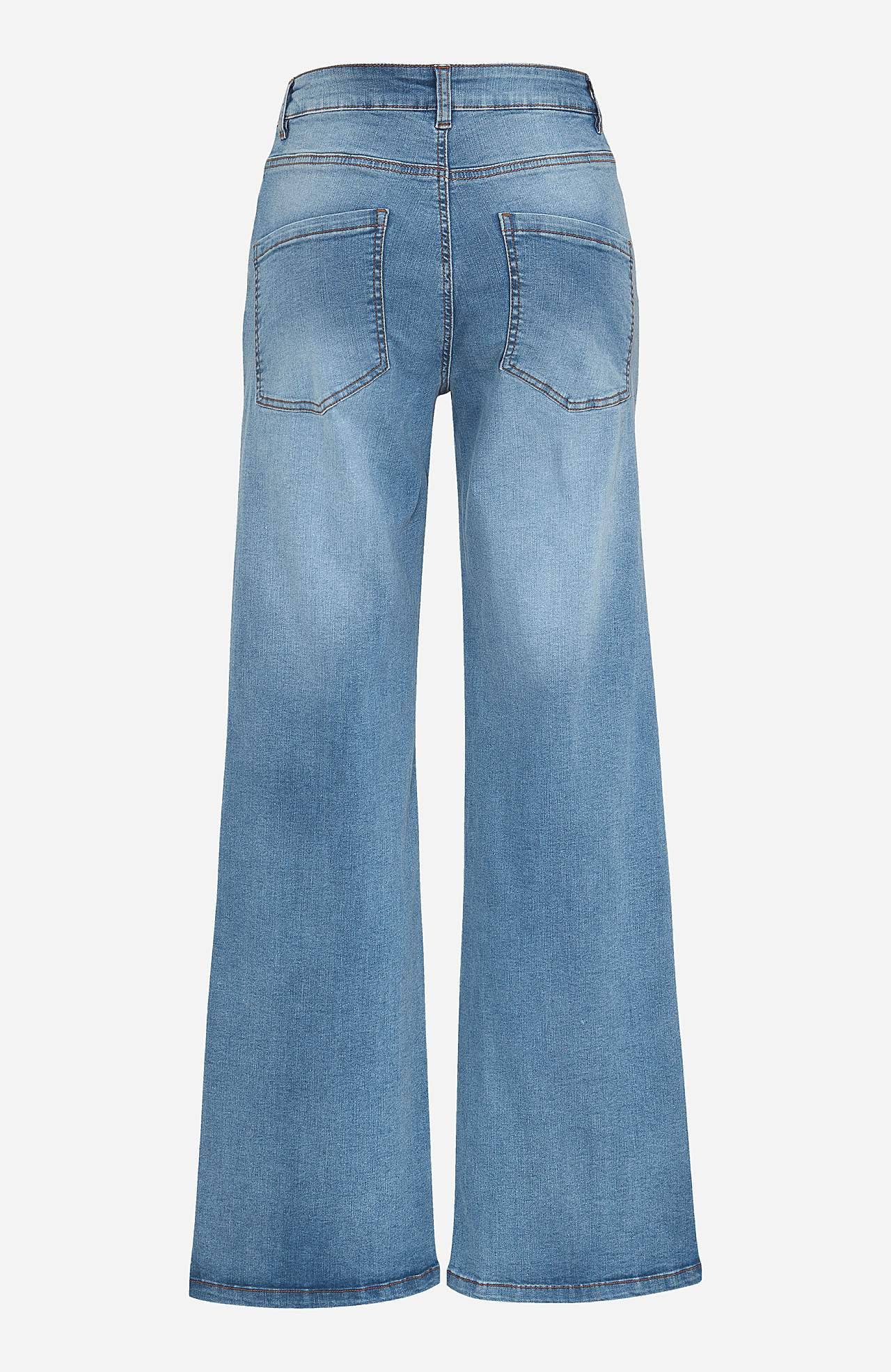 Wide jeans with high waist