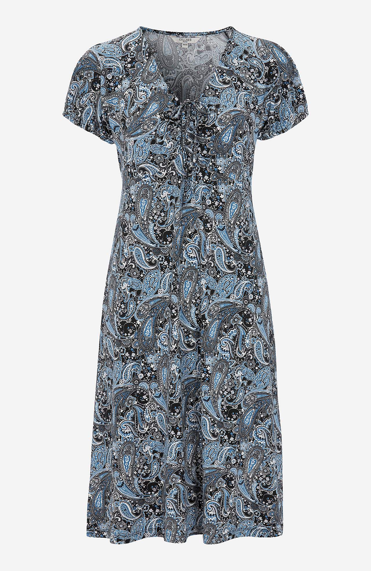 Patterned jersey dress