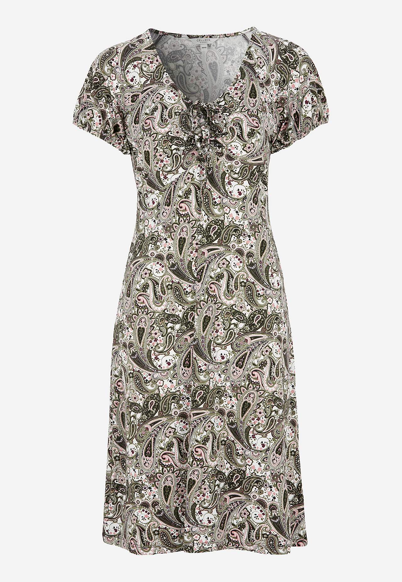 Patterned jersey dress