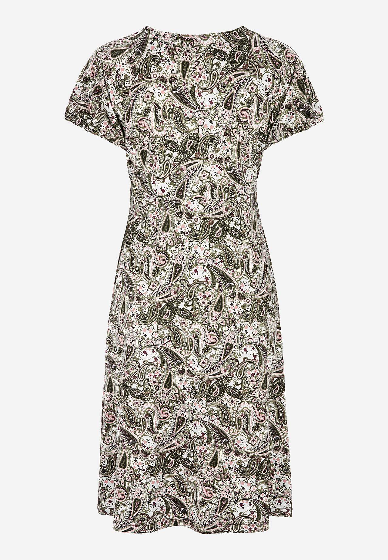 Patterned jersey dress