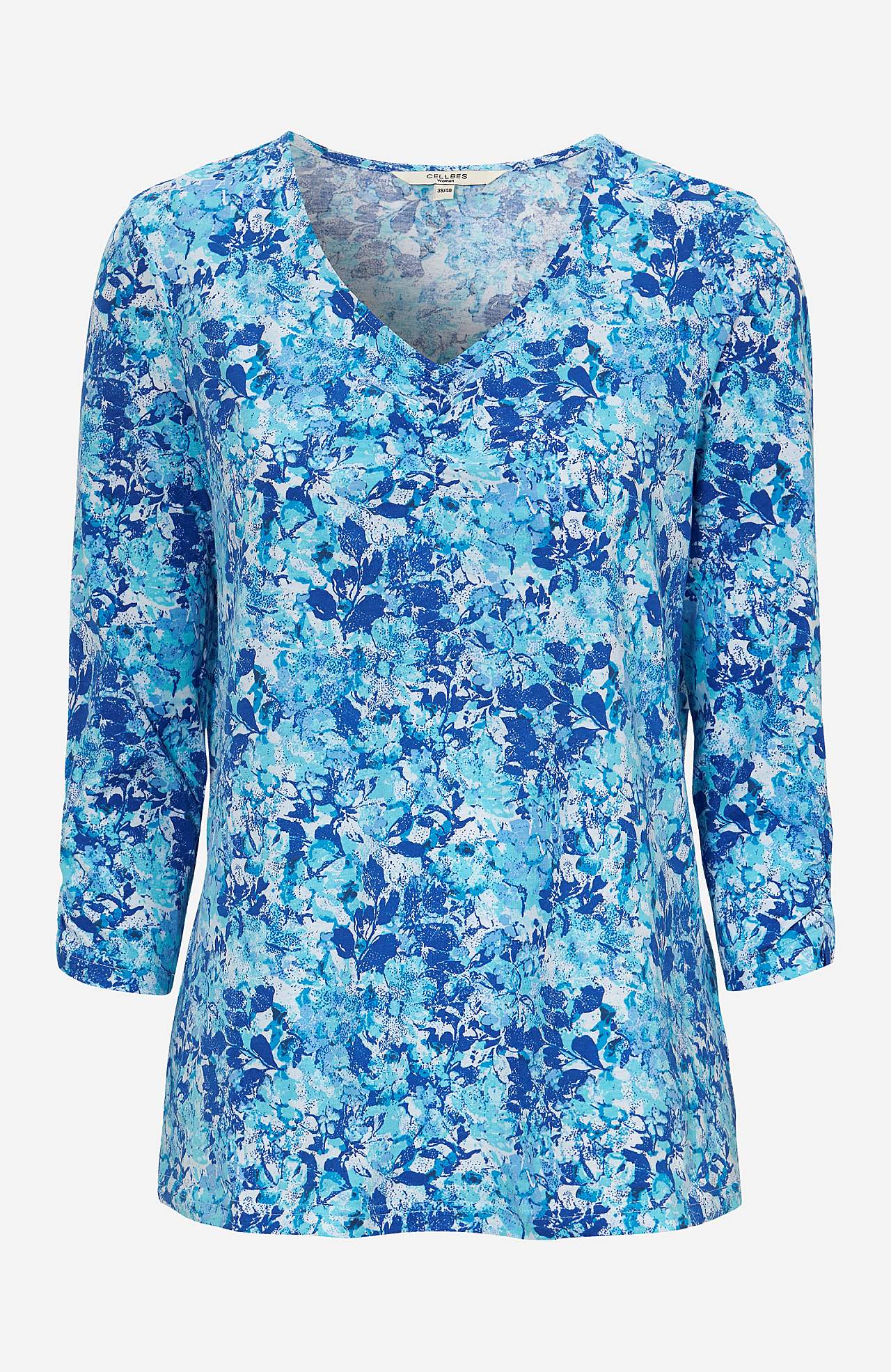 Floral jersey top Agatha