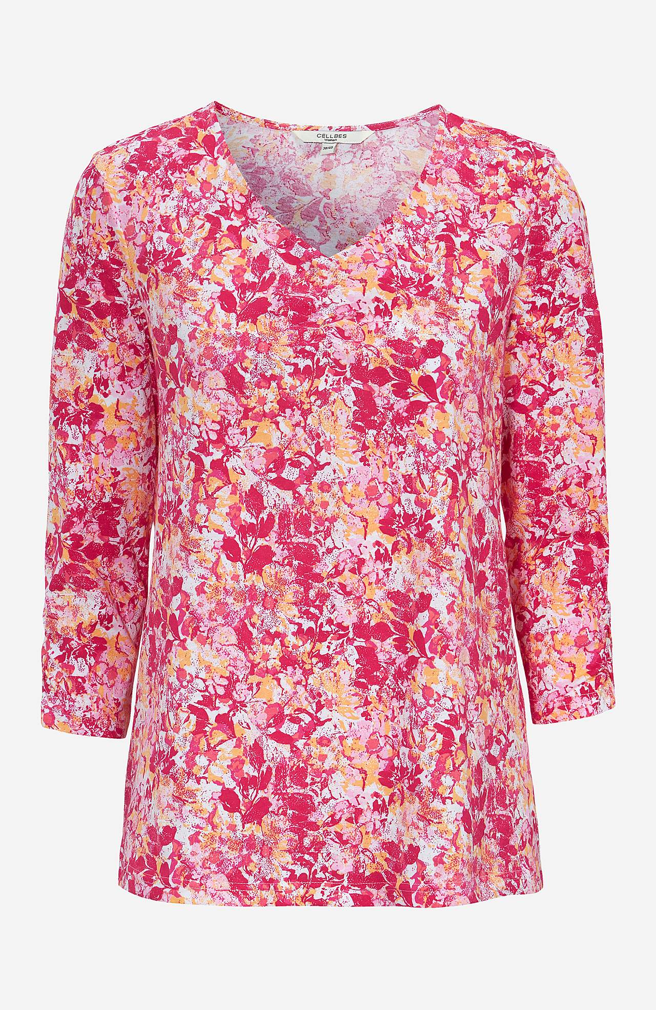 Floral jersey top Agatha