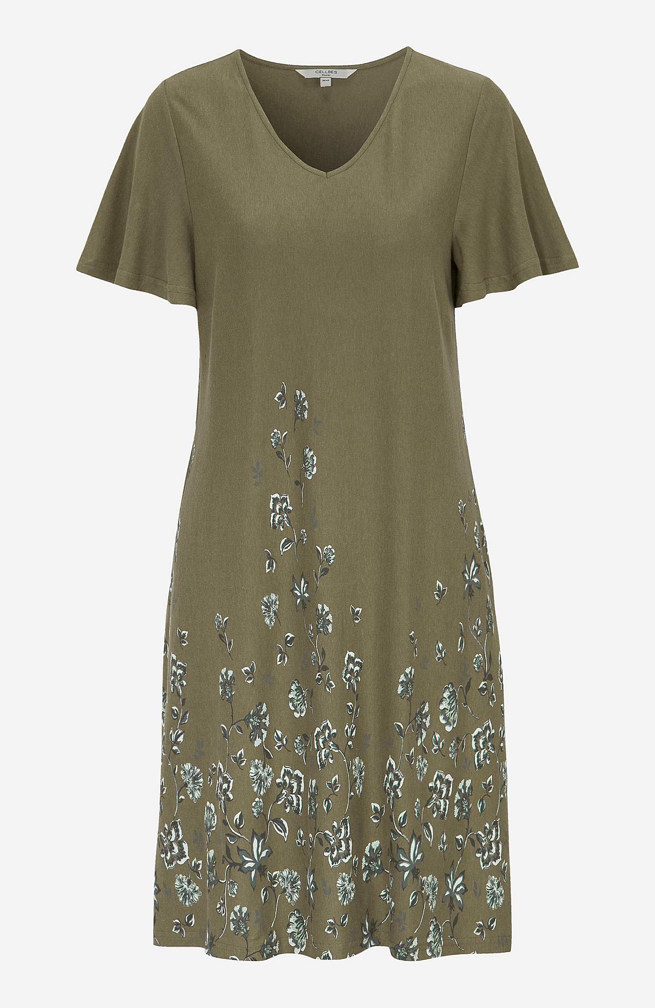 A-lined jersey dress