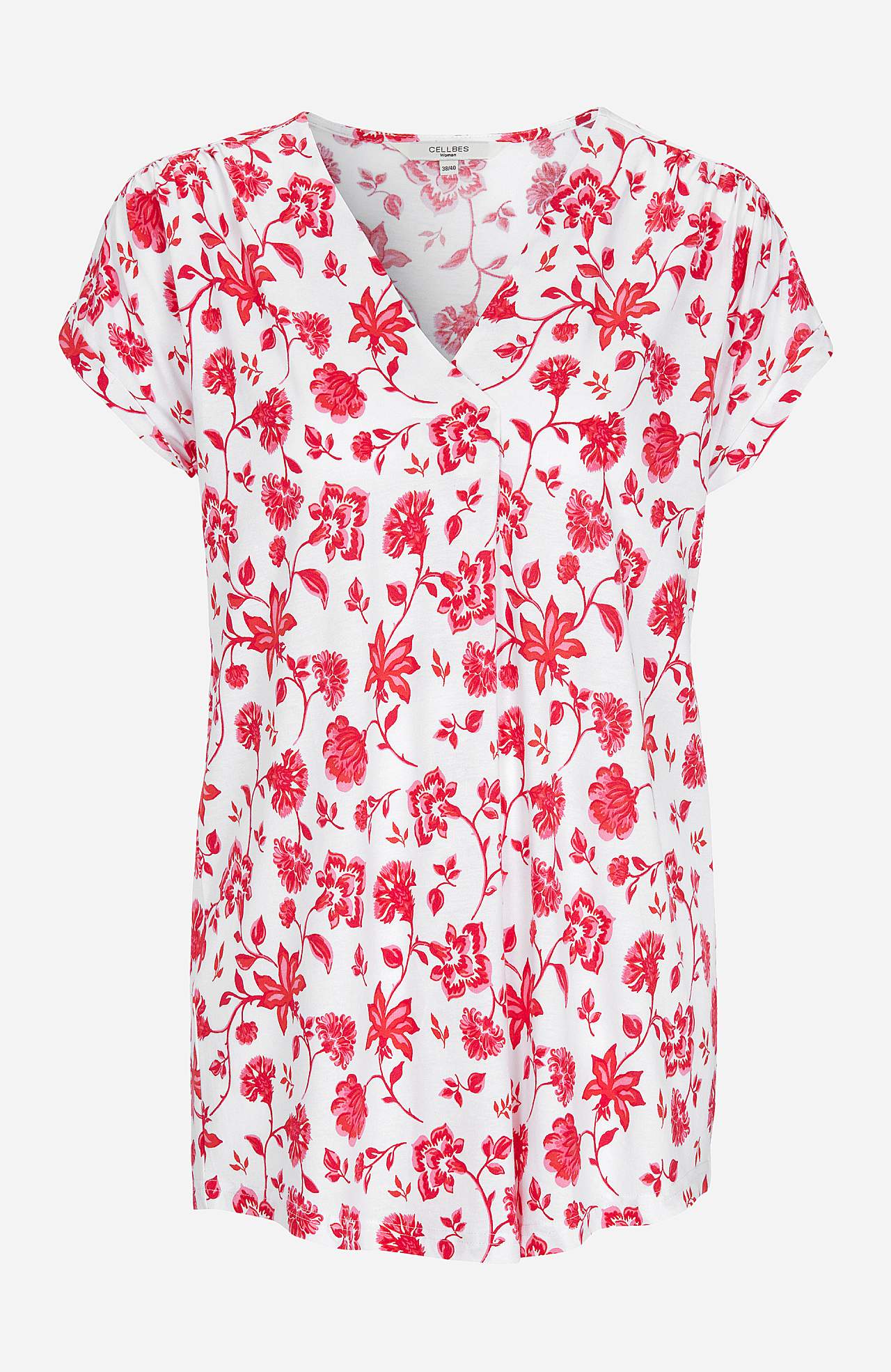 Short-sleeved jersey tuniq