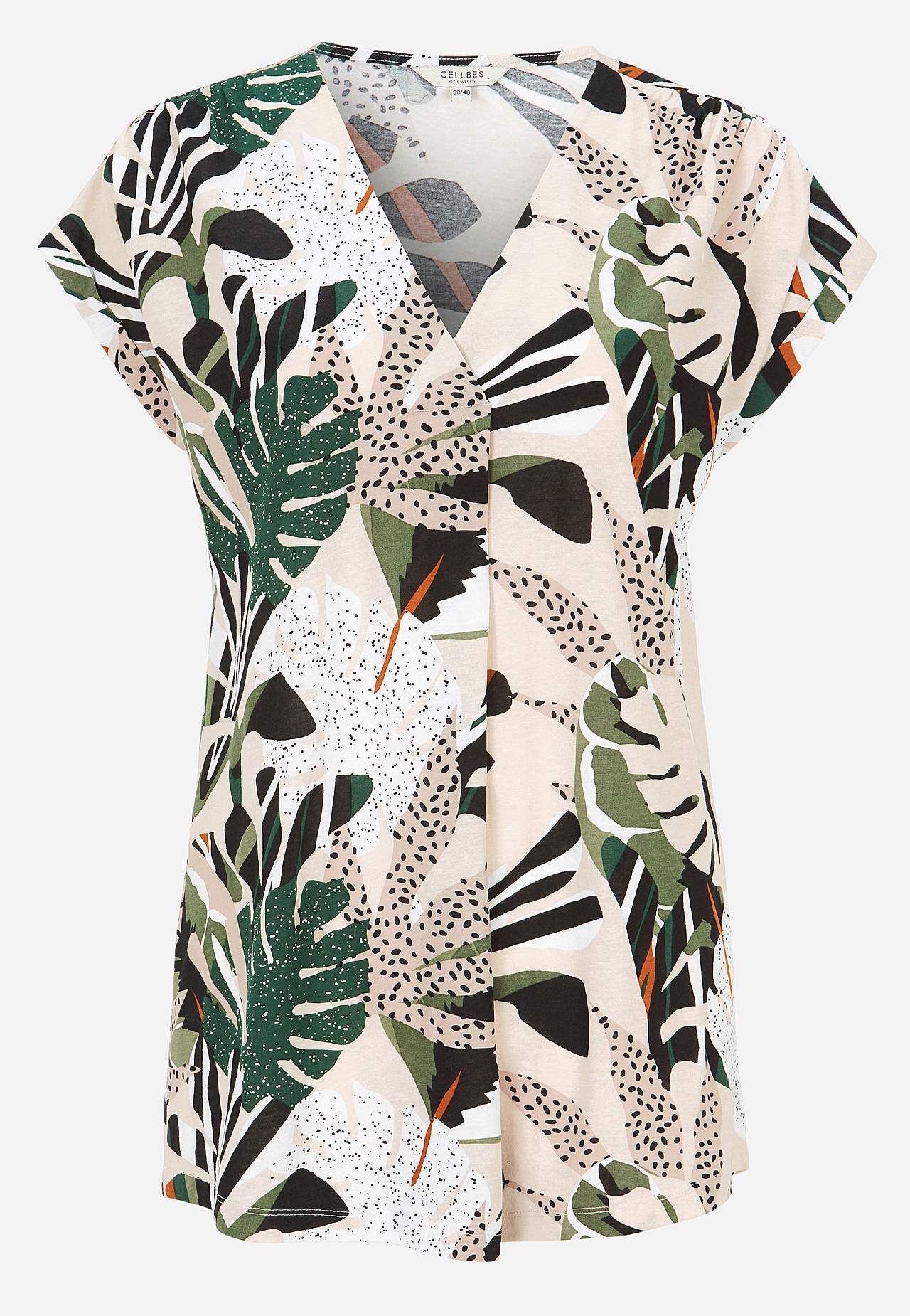 Short-sleeved jersey tuniq