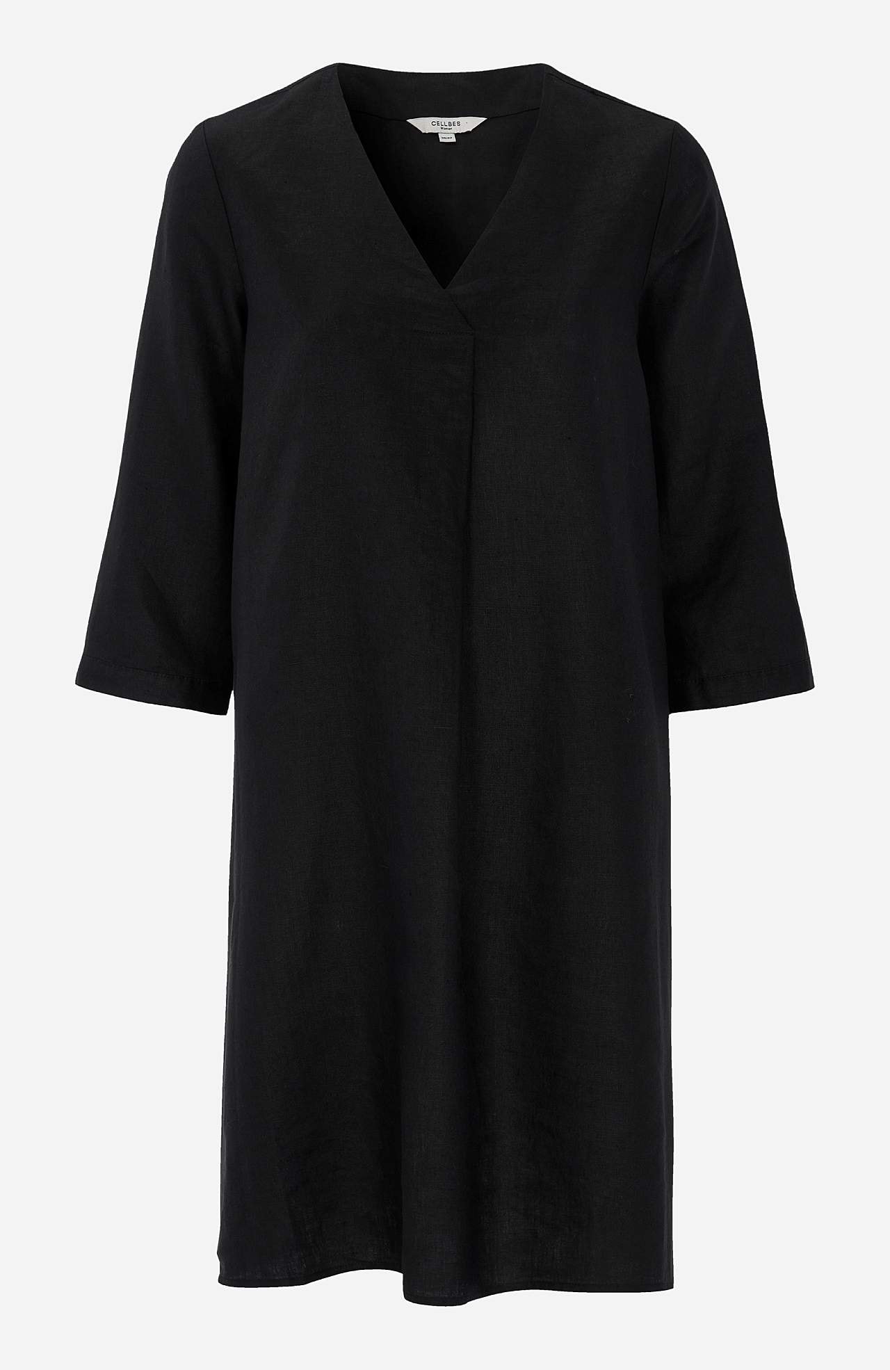 Linen Premium dress with v neckline Joanne