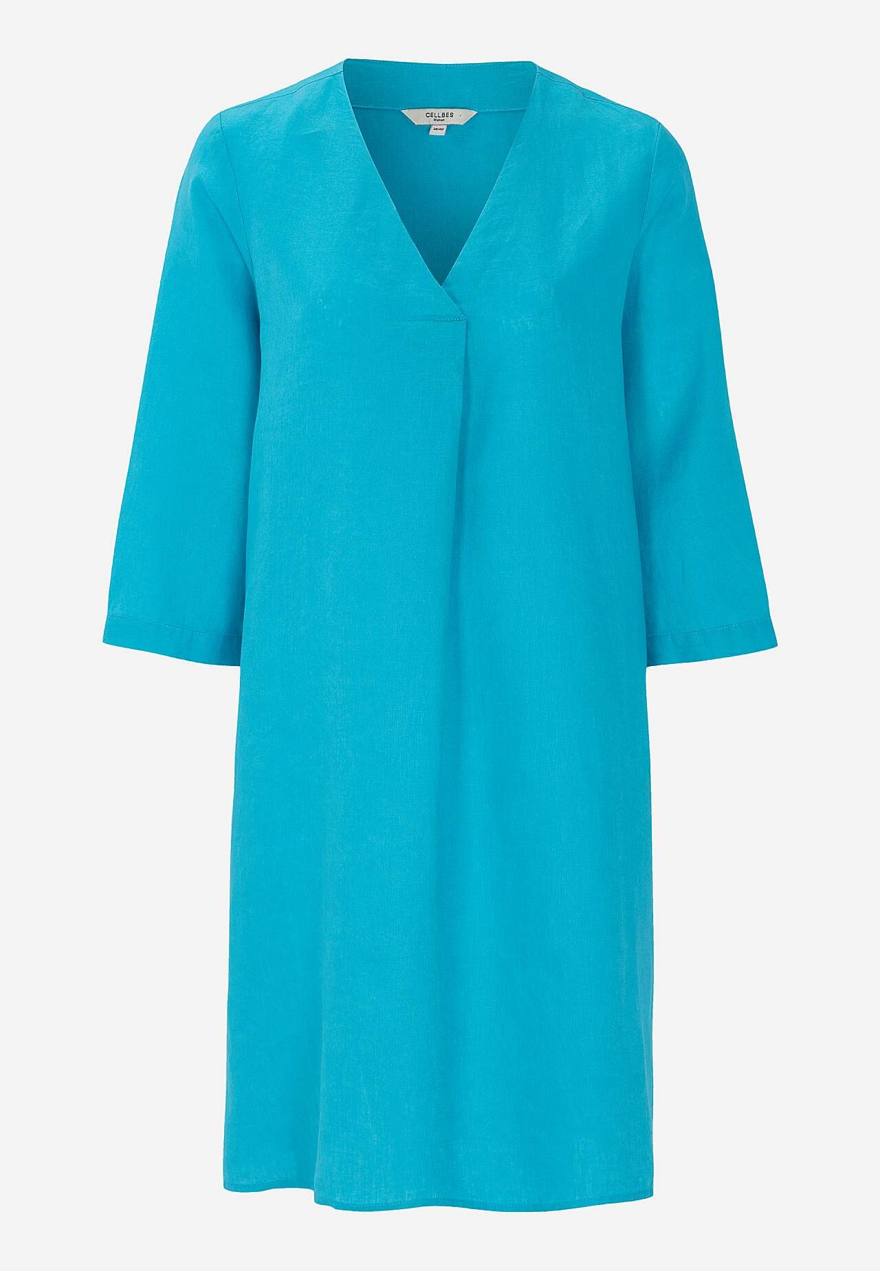 Linen Premium dress with v neckline Joanne