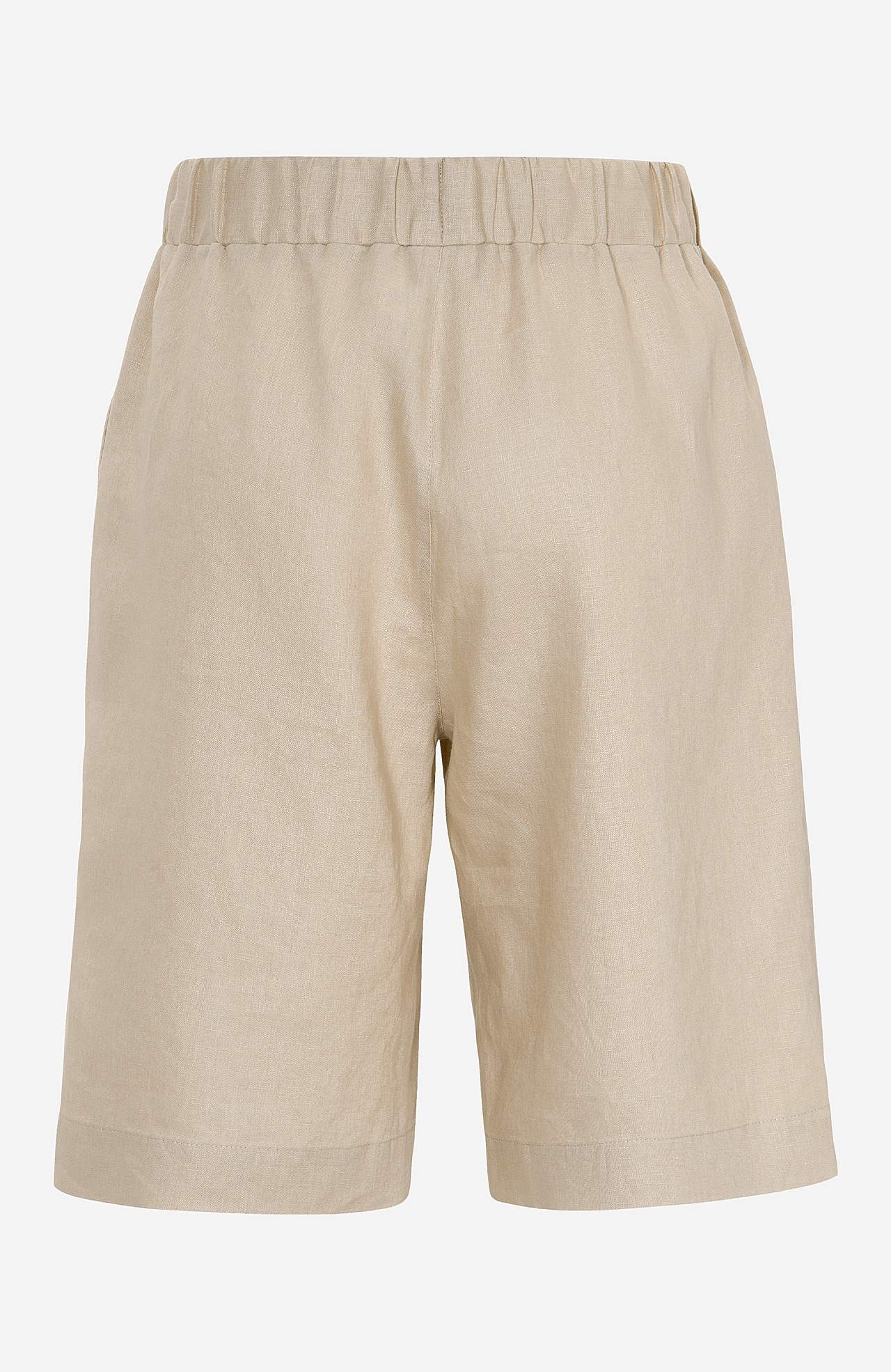 Linen Premium shorts with elastic at the waist