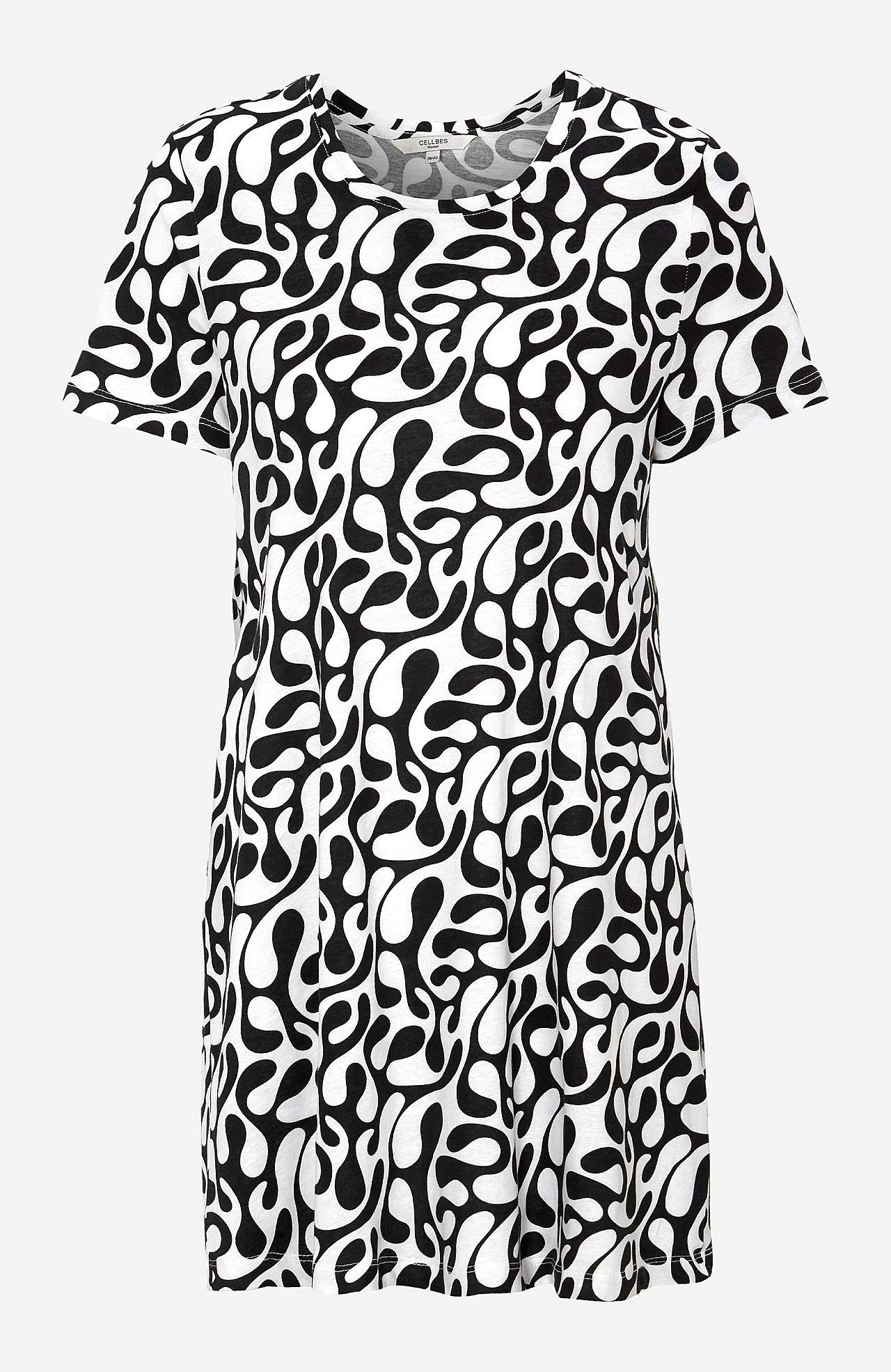 Short-sleeved jersey tuniq