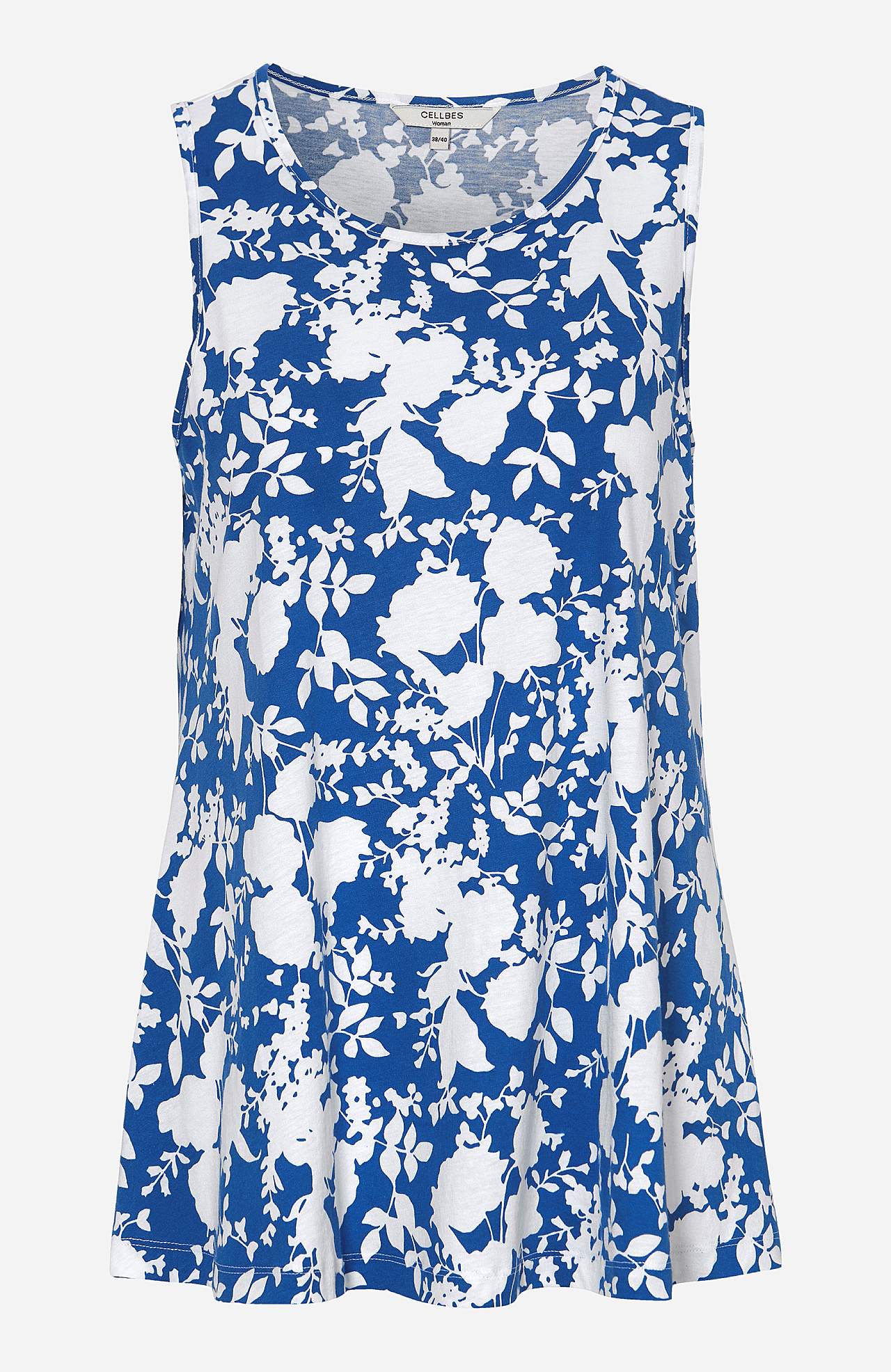 Sleeveless jersey top