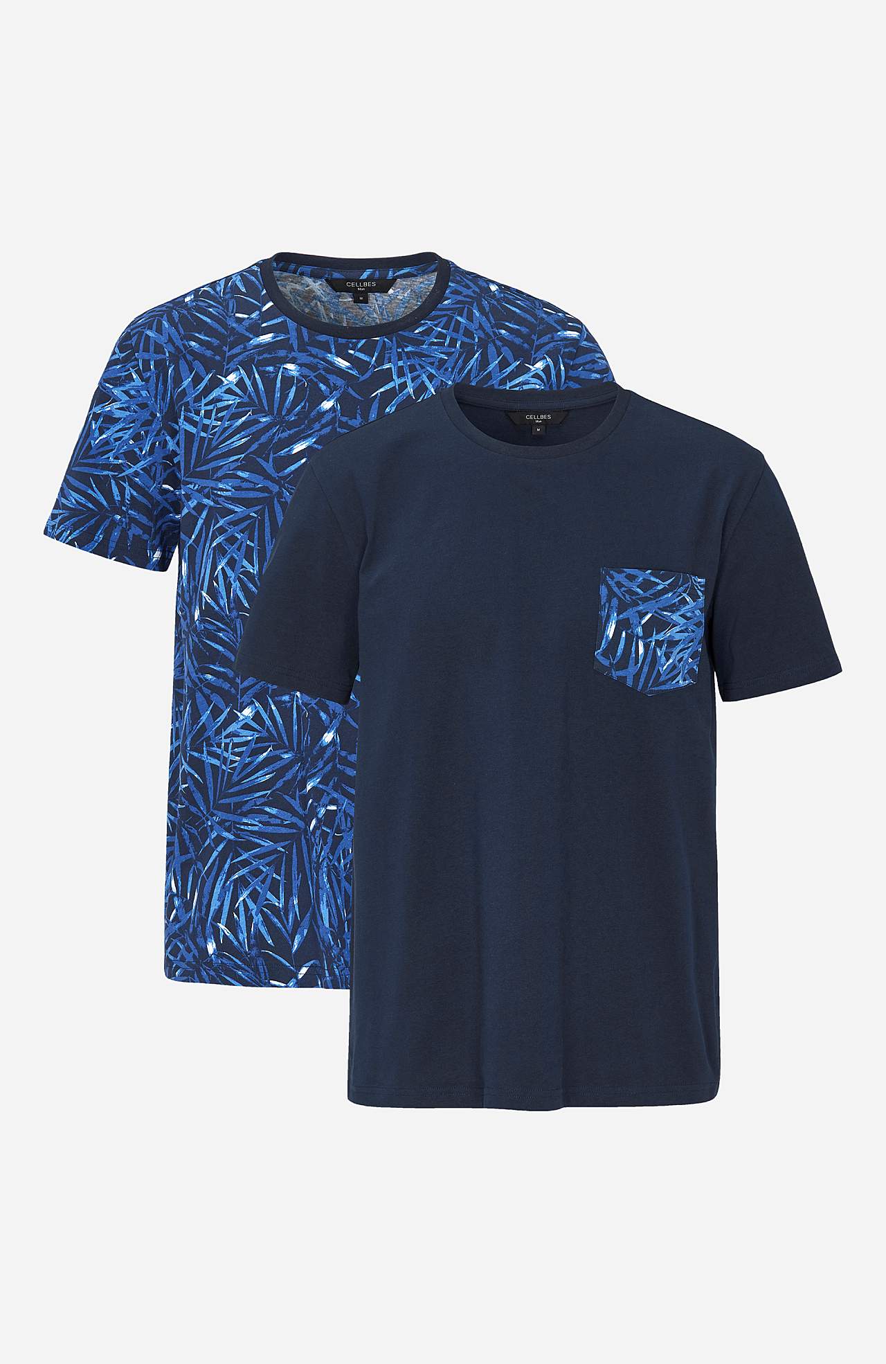 T-shirt with chest pocket Elon 2-pack