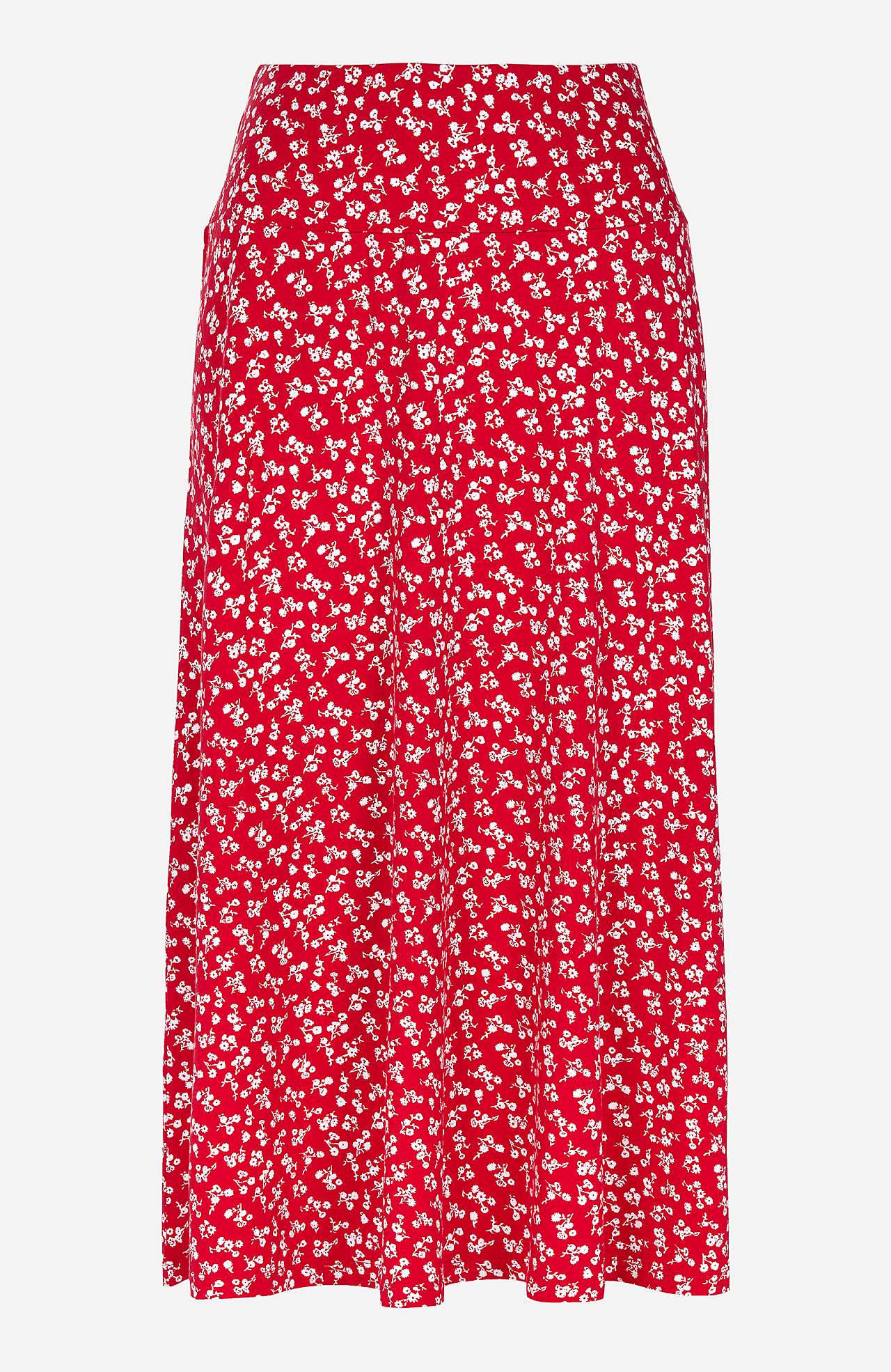 Long, flared jersey skirt Kate