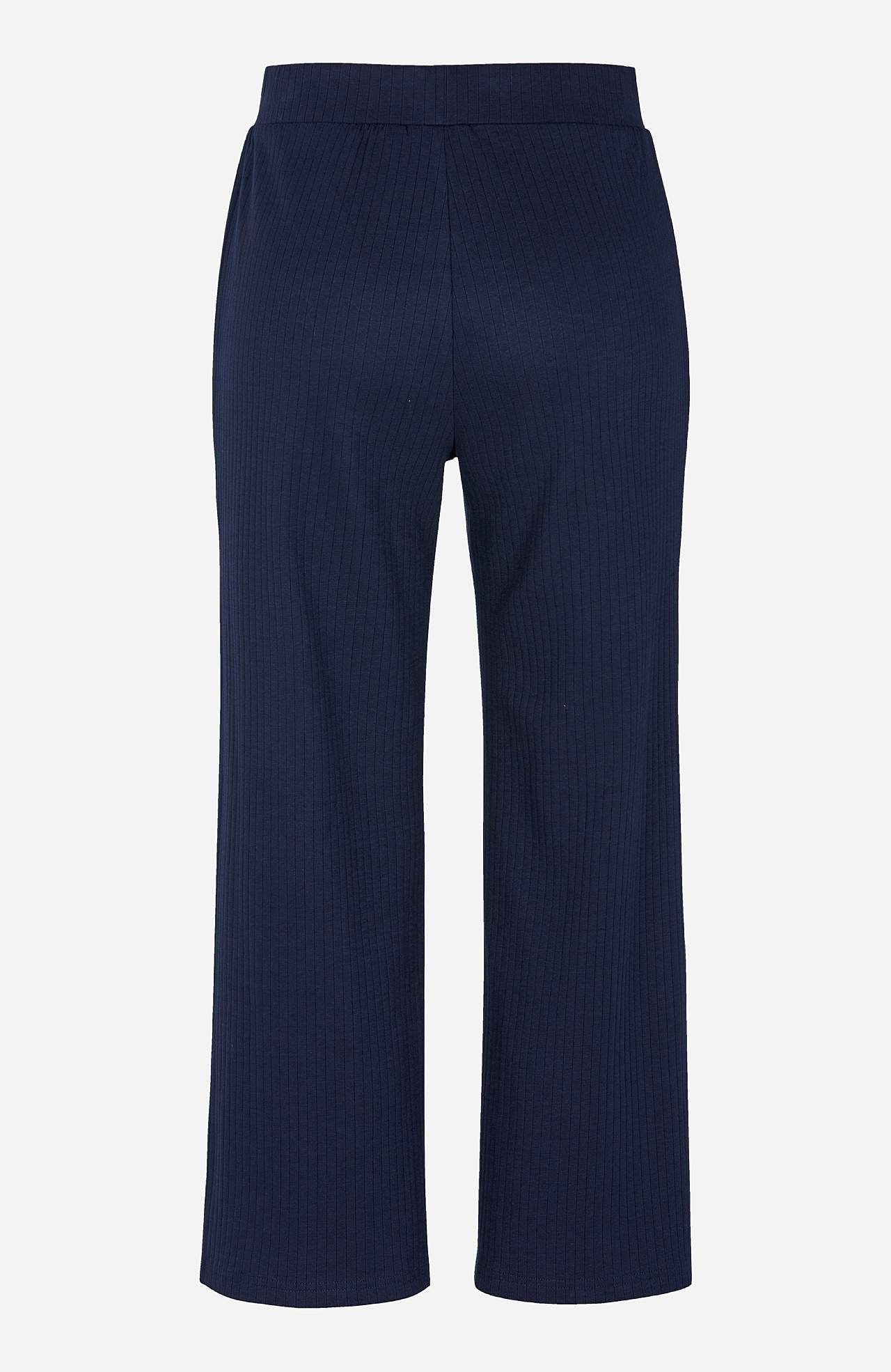 Ribbed culottes
