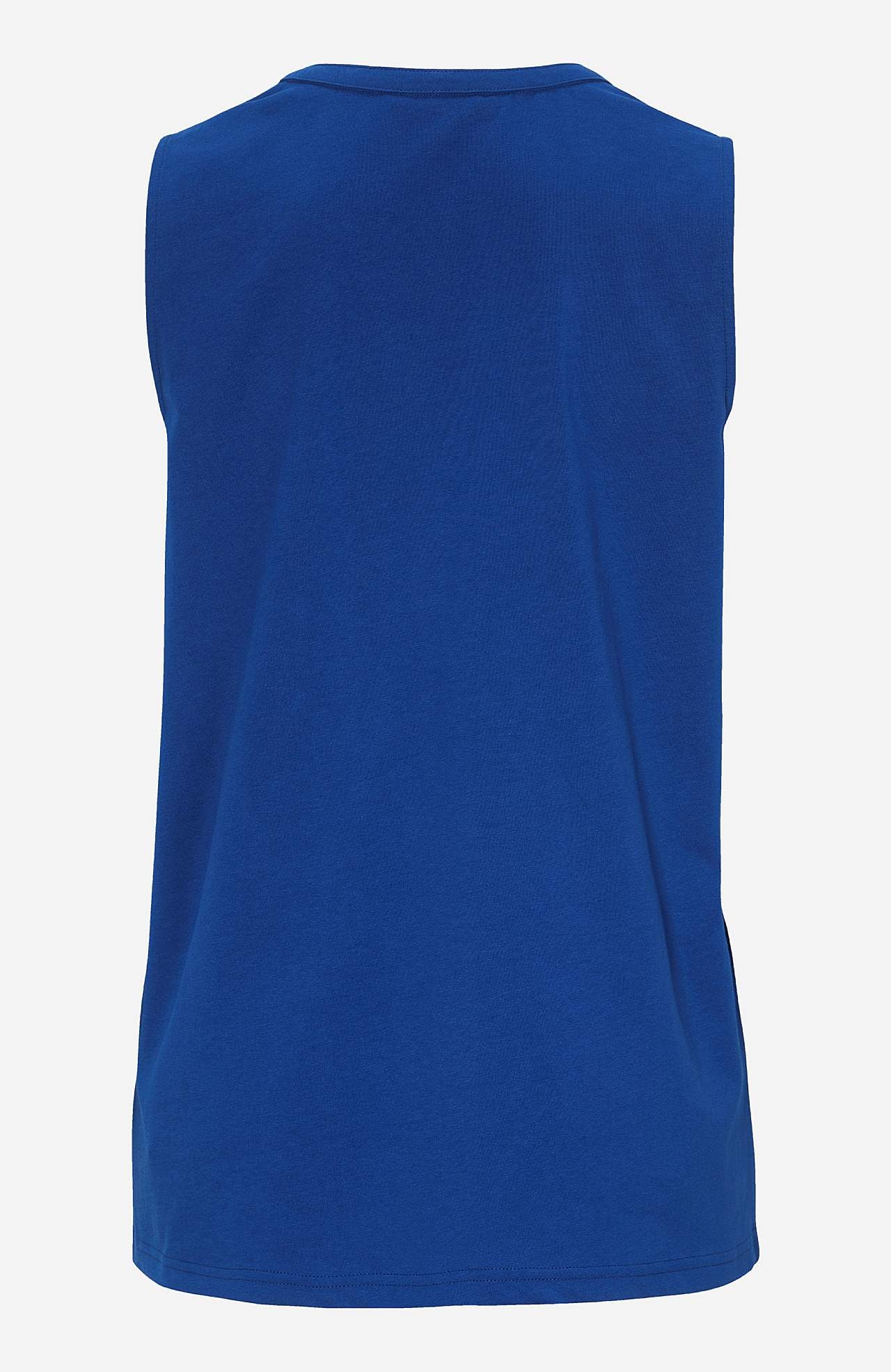 Sleeveless top in organic cotton 2-pack