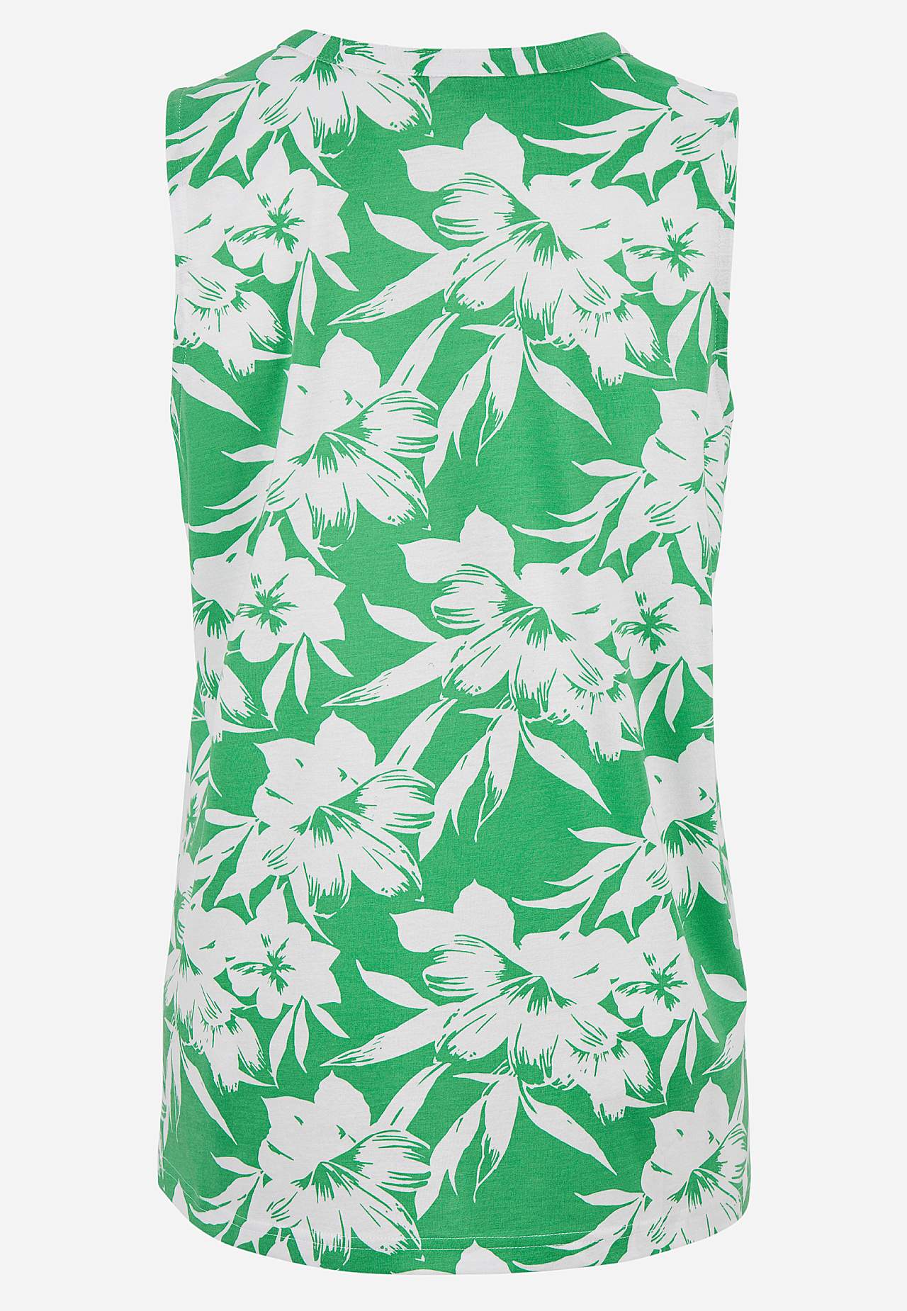 Sleeveless top in organic cotton 2-pack