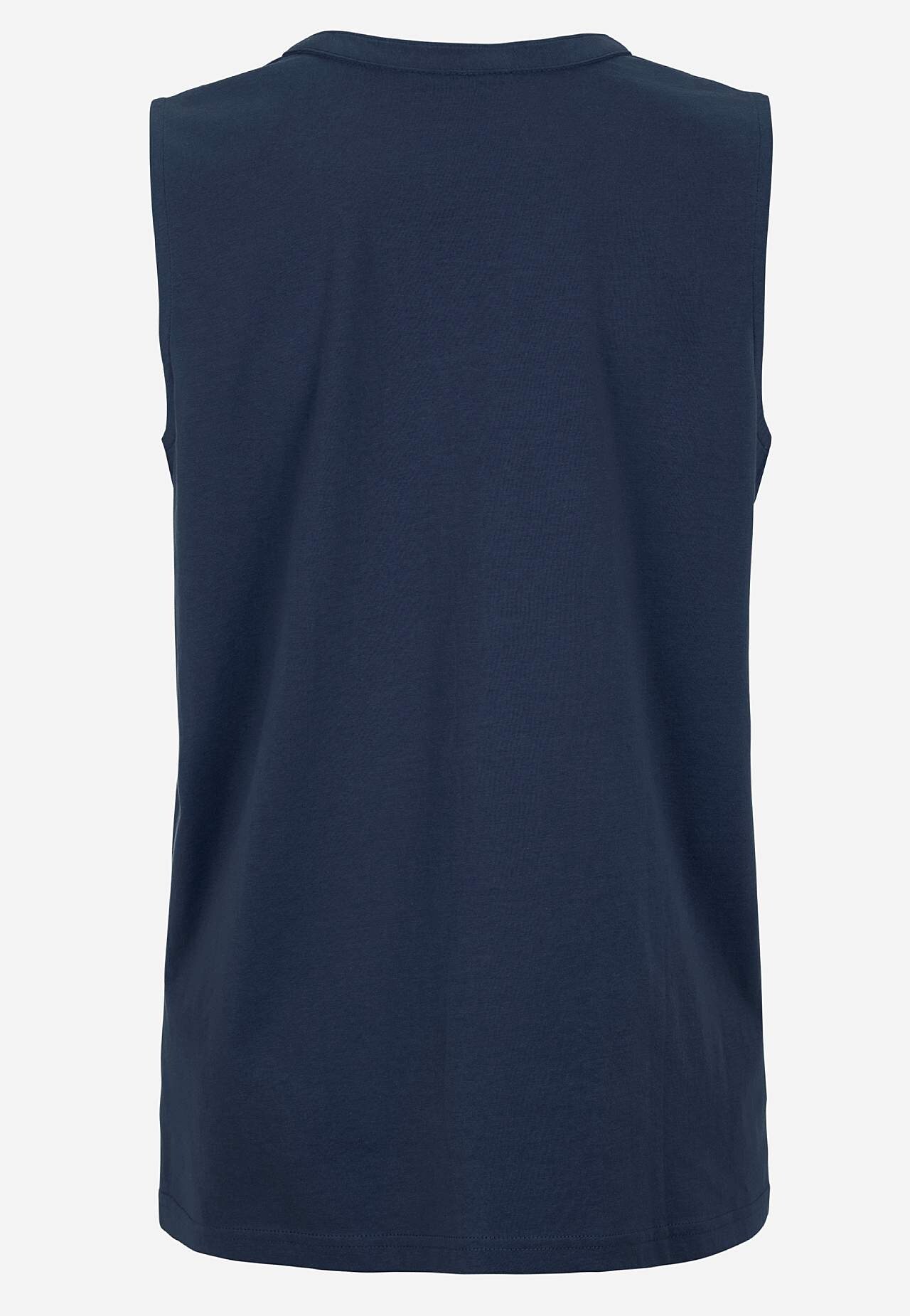 Sleeveless top in organic cotton 2-pack