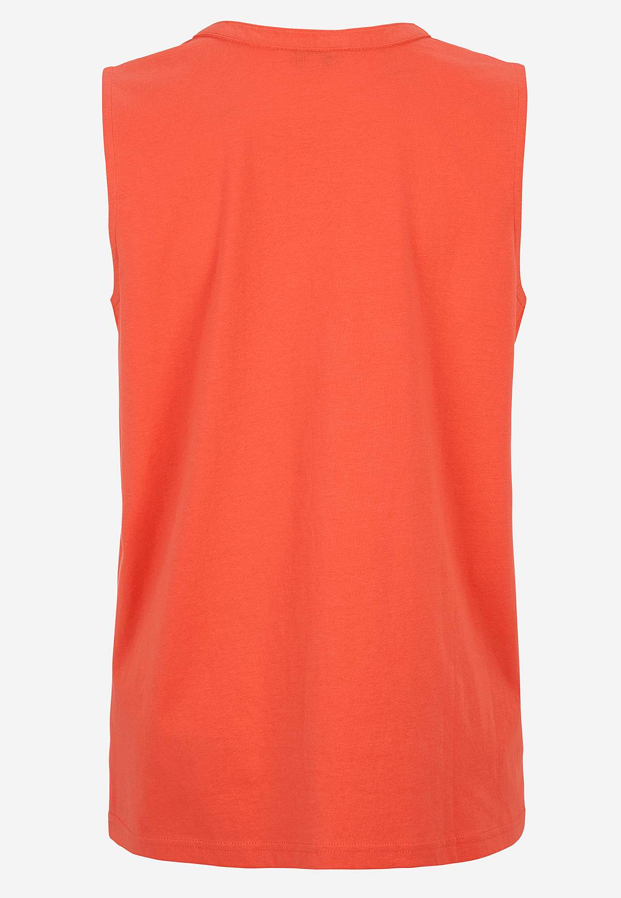 Sleeveless top in organic cotton 2-pack